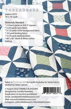 Threadbare Quilt Pattern by Camille Roskelley for Moda- 76" X 76" - image 3