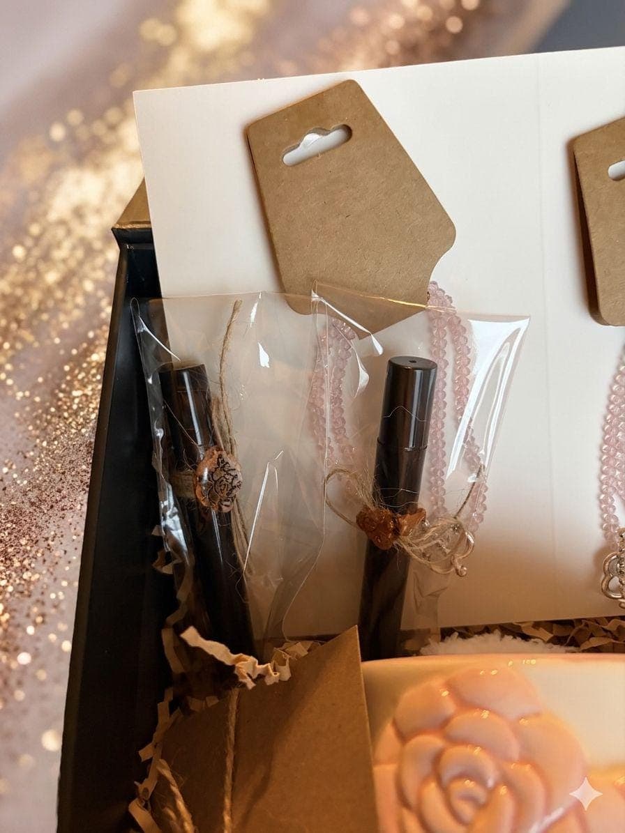 Sister Friend Gift Box: Matching Mugs, Bracelets, Socks, Rose Tea, Perfume - image 5