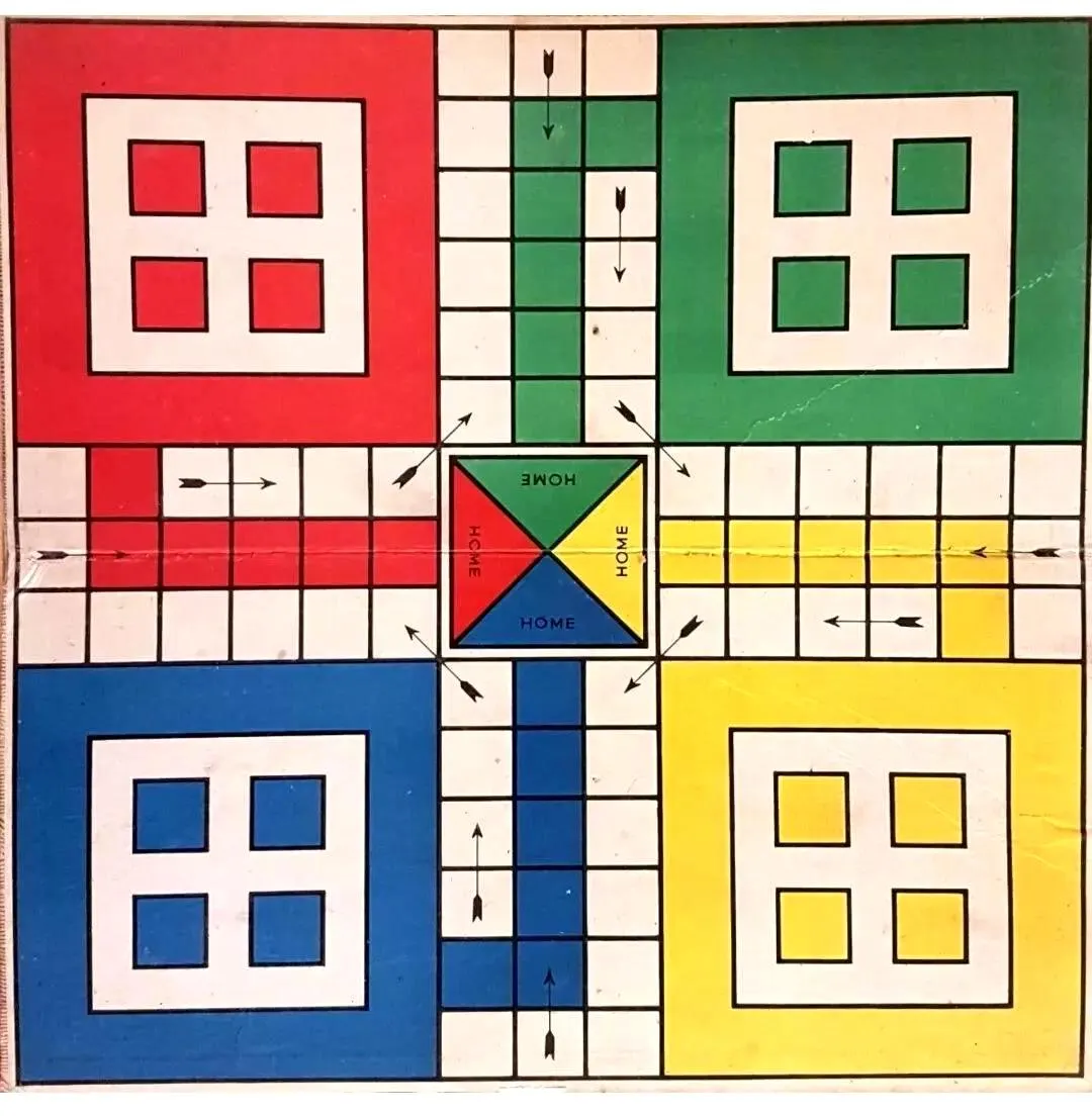 Vintage U.A.R. Ludo Board Game (1958–1961) – Egyptian Multiplayer Game – Rare Collectible - image 3