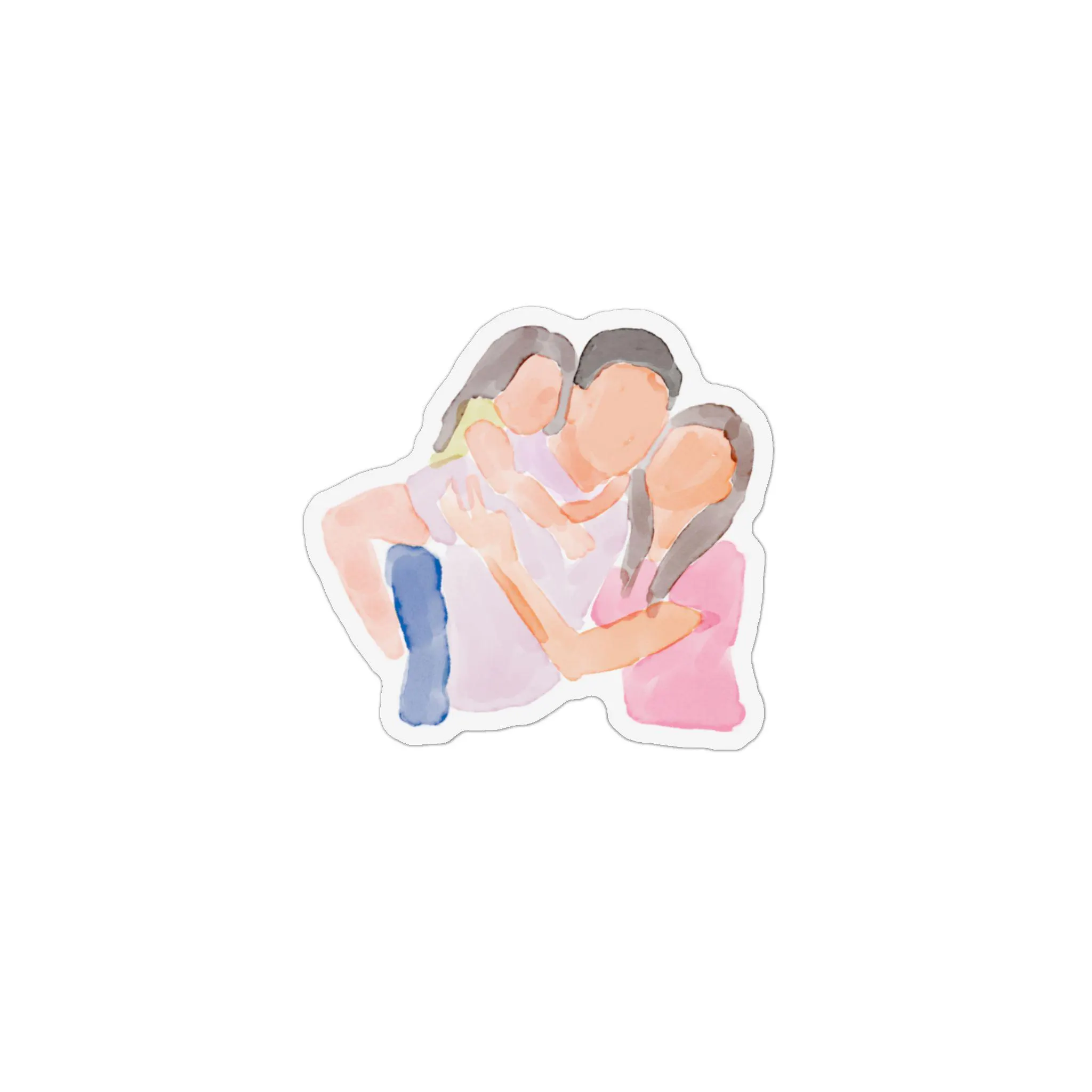 Personalized Family Photo Magnet | Custom Die-Cut Vinyl Keepsake