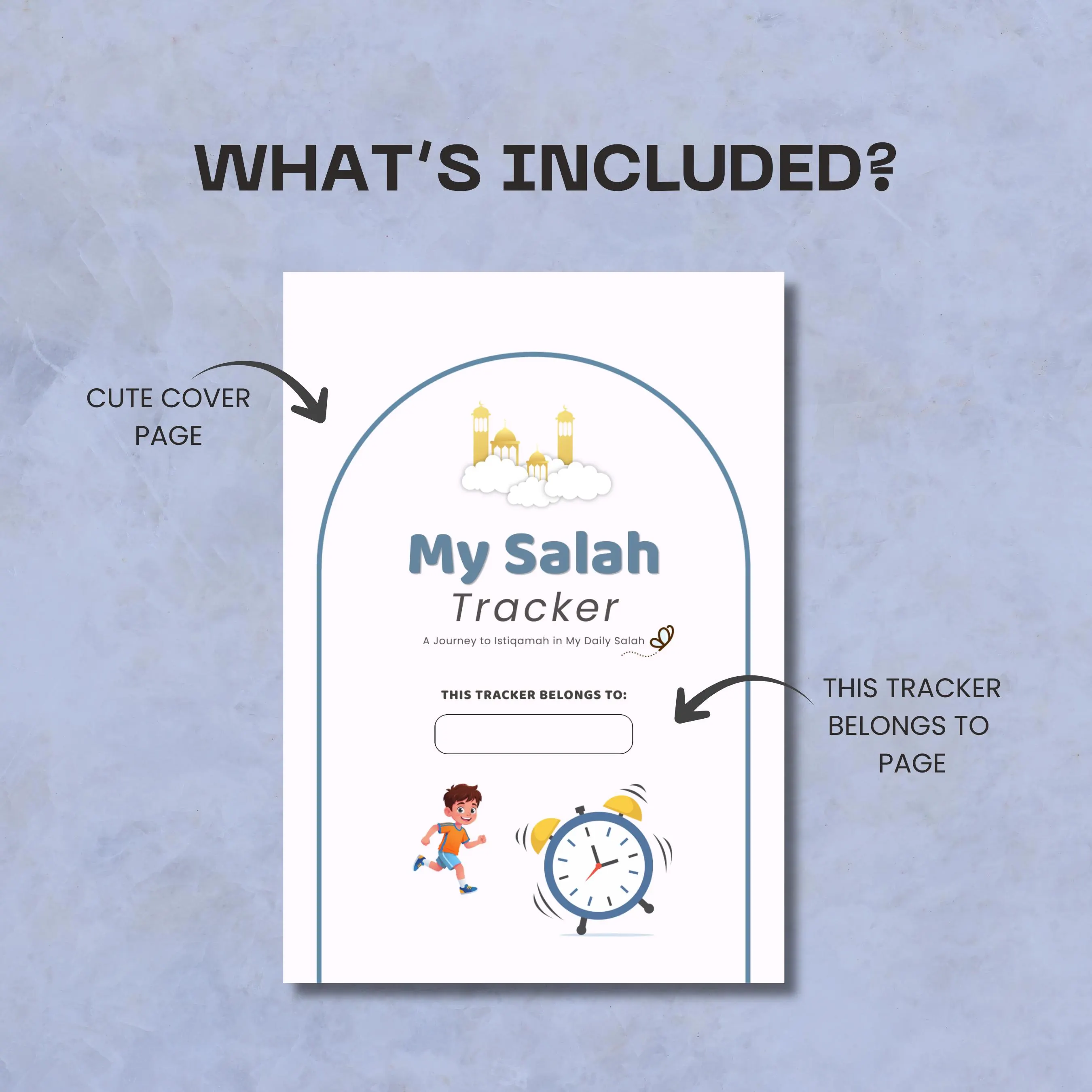 Kids Salah Tracker for Boys | 5 Daily Prayers | Sunnah Prayers | Islamic Prayer Journal | Instant Download - image 4