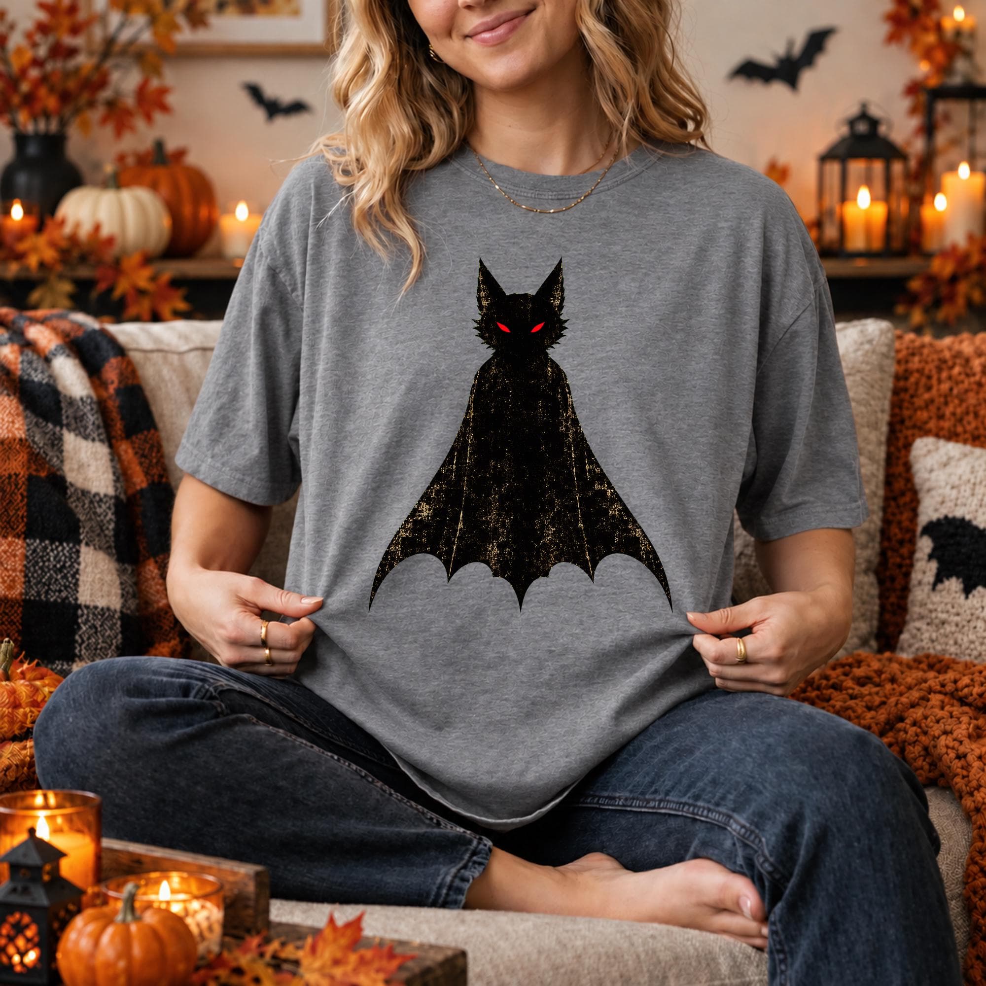 Count Catula PNG: Vampire Cat Halloween Spooky Gothic png Cute Black Cat Clipart Party Decor (Digital Download) - image 4