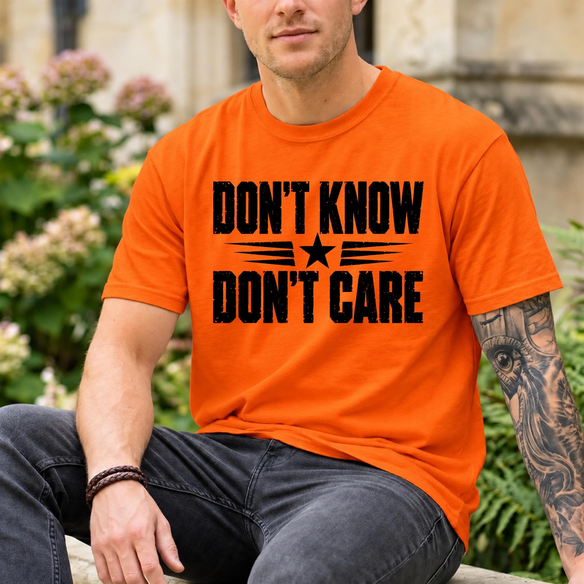 Don't Know - Don't Care T-Shirt, Funny Sarcastic Attitude Gift, Unbothered Introvert Graphic Tee, Sassy Humor Quote Shirt - image 3