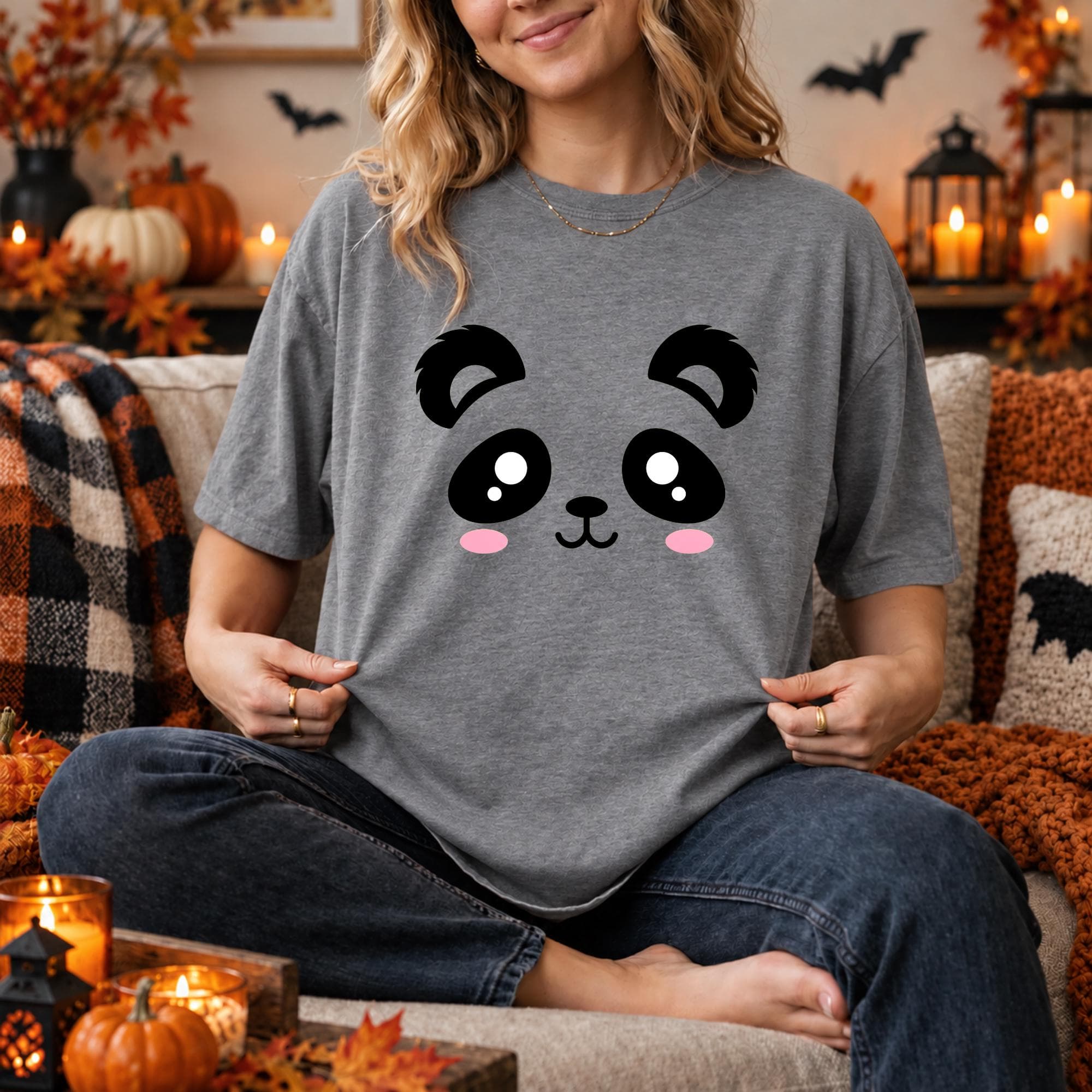 Spooky Panda Bear Halloween PNG: Kawaii Animal Art (Digital Download) - image 4