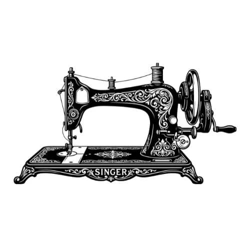 Sewing Machine Svg, Sewing Svg, Sewing Svg, Craft Svg, Floral Svg Vintage Svg, Sewing Clipart, Instant Download
