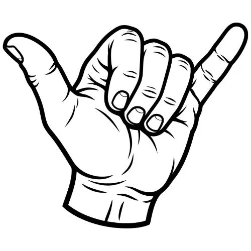 Shaka Hand Sign Svg, hang loose sticker png, Shaka Svg, Hang Loose Svg, hand Sign Svg, hang loose shirt design Clipart, Instant Download