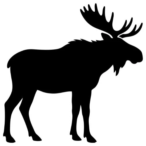 moose silhouette Svg, moose clipart Svg, moose silhouette, moose Svg design, moose vector Svg, moose Clipart, Instant Download
