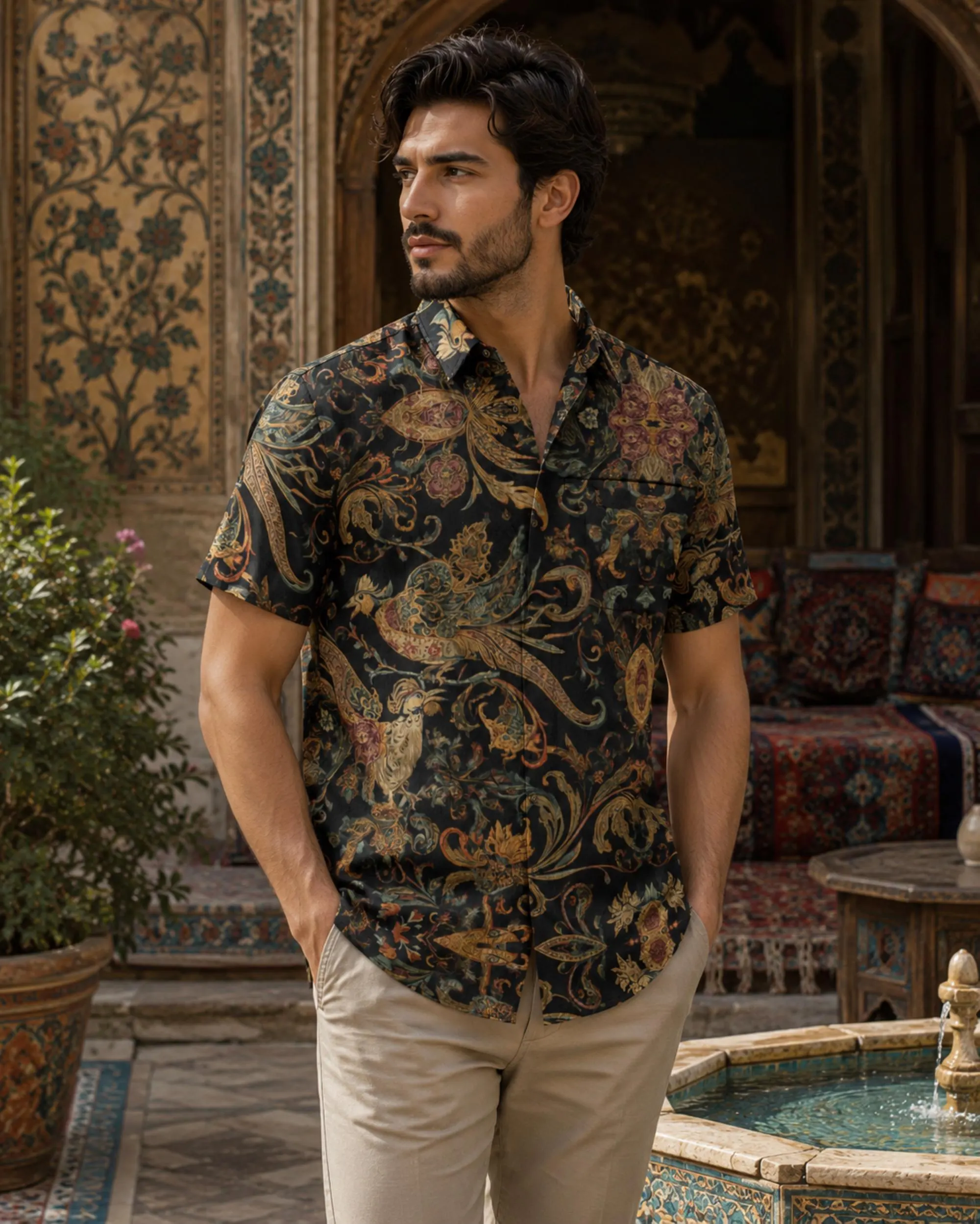 Cotton Anniversary Gift for Him Breathable Birthdaygift Beach Bum Road Trip Cruise Essentials Preppy Stuff Hawaiian 40th Birthday Shirt - image 3
