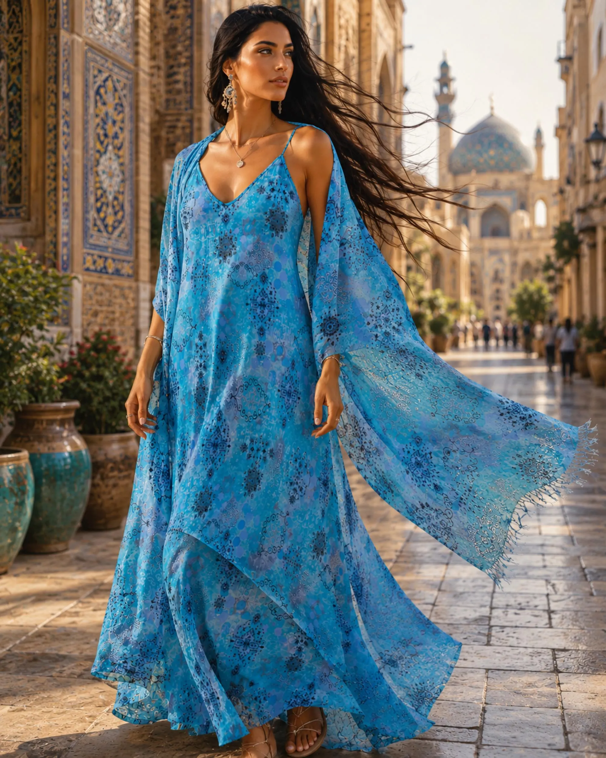 Goddess Reception Graduation Gown Evening Abaya Summer Dress Modest Pakistani Maxi Indian Dress for Wedding Guest Engagement Semi Jumpsuit