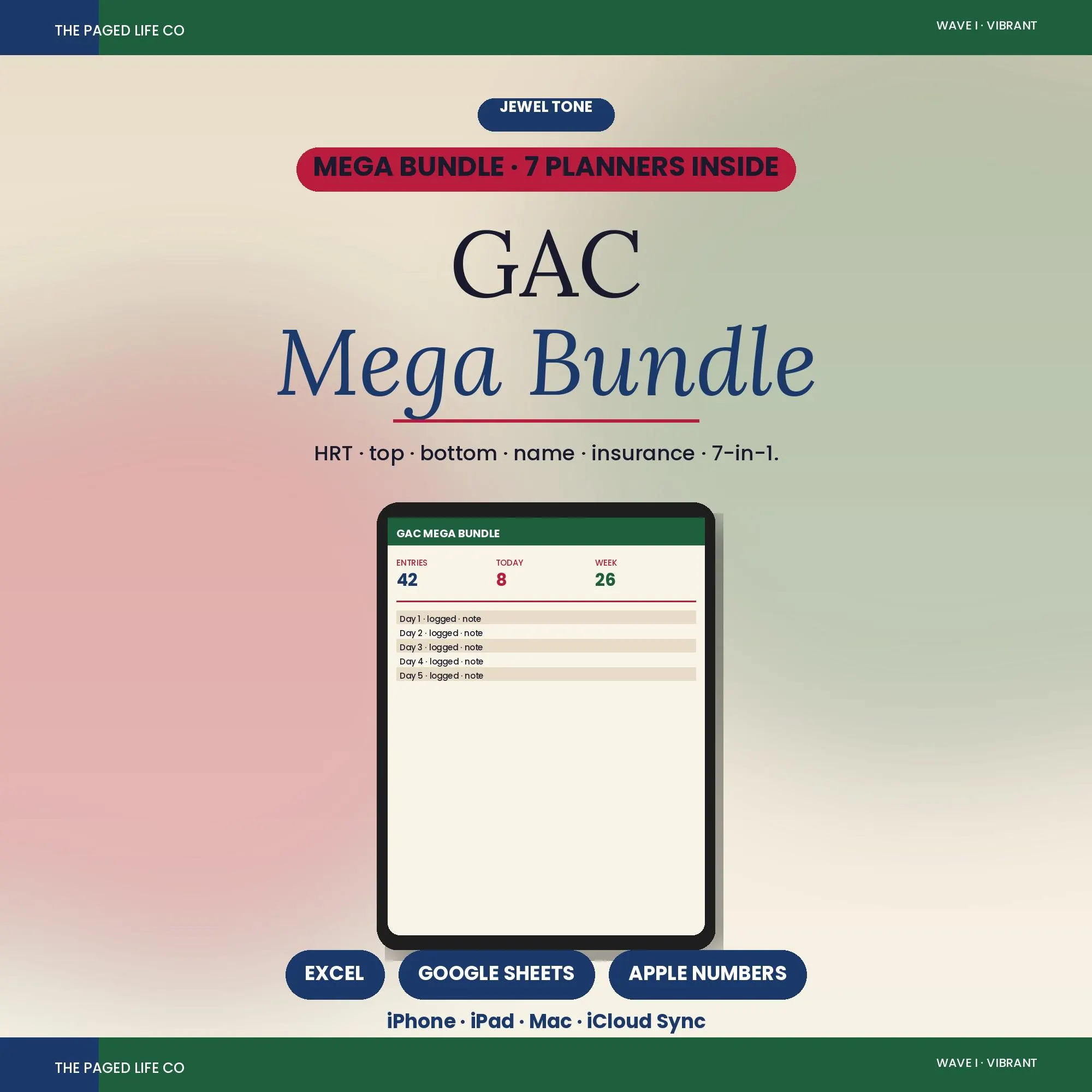 Gender Affirming Care Mega Bundle Spreadsheet | HRT Top Bottom Name Insurance | 5 Aesthetic Themes | Instant Digital Download