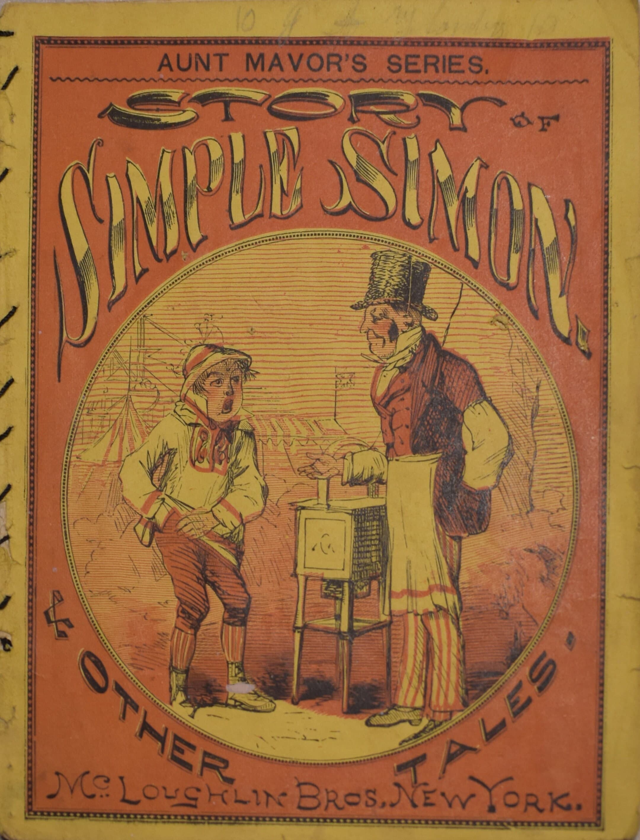 vintage  simple Simon book mother tales McLoughlin bros - image 3