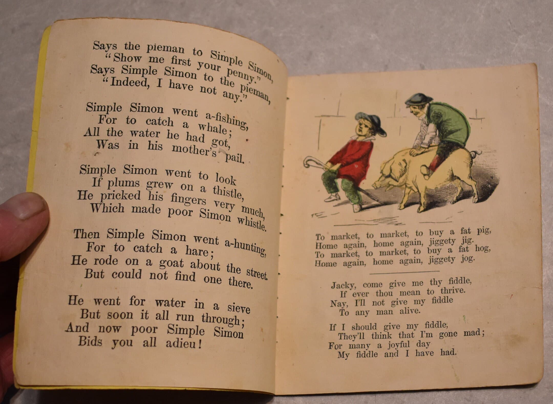 vintage  simple Simon book mother tales McLoughlin bros - image 5