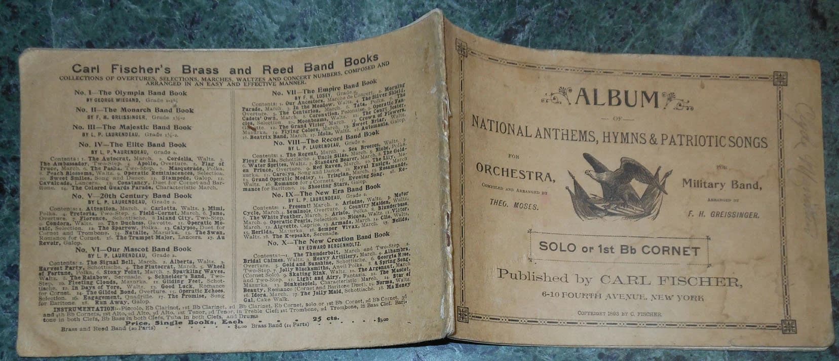 vintage    patriotic  music   ca   1893 album national anthems hymns  patriotic  songs - image 3