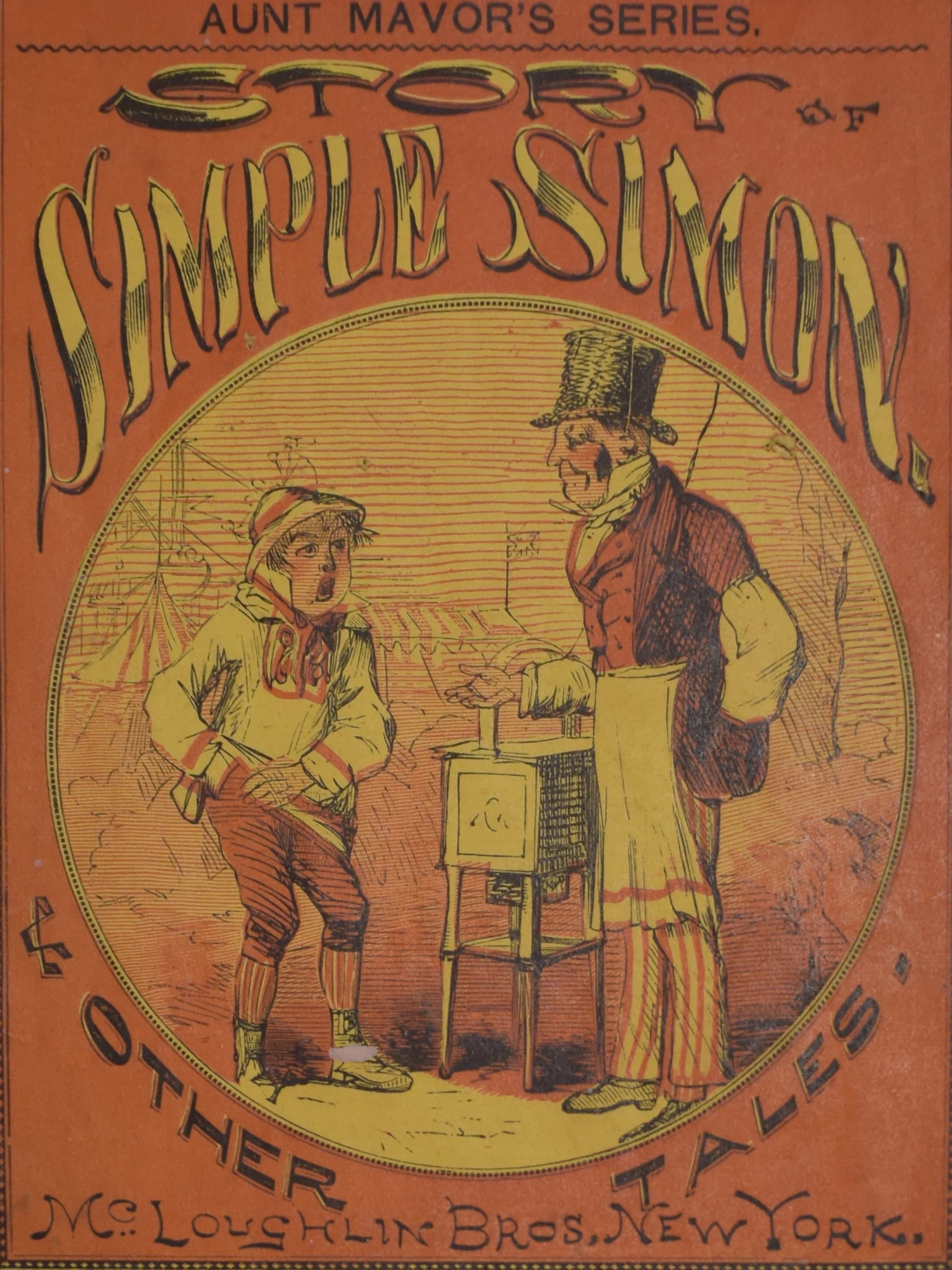 vintage simple Simon book mother tales McLoughlin bros