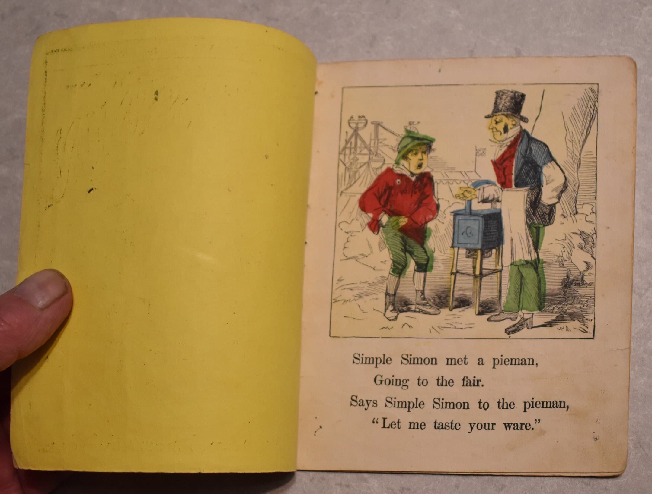 vintage  simple Simon book mother tales McLoughlin bros - image 4