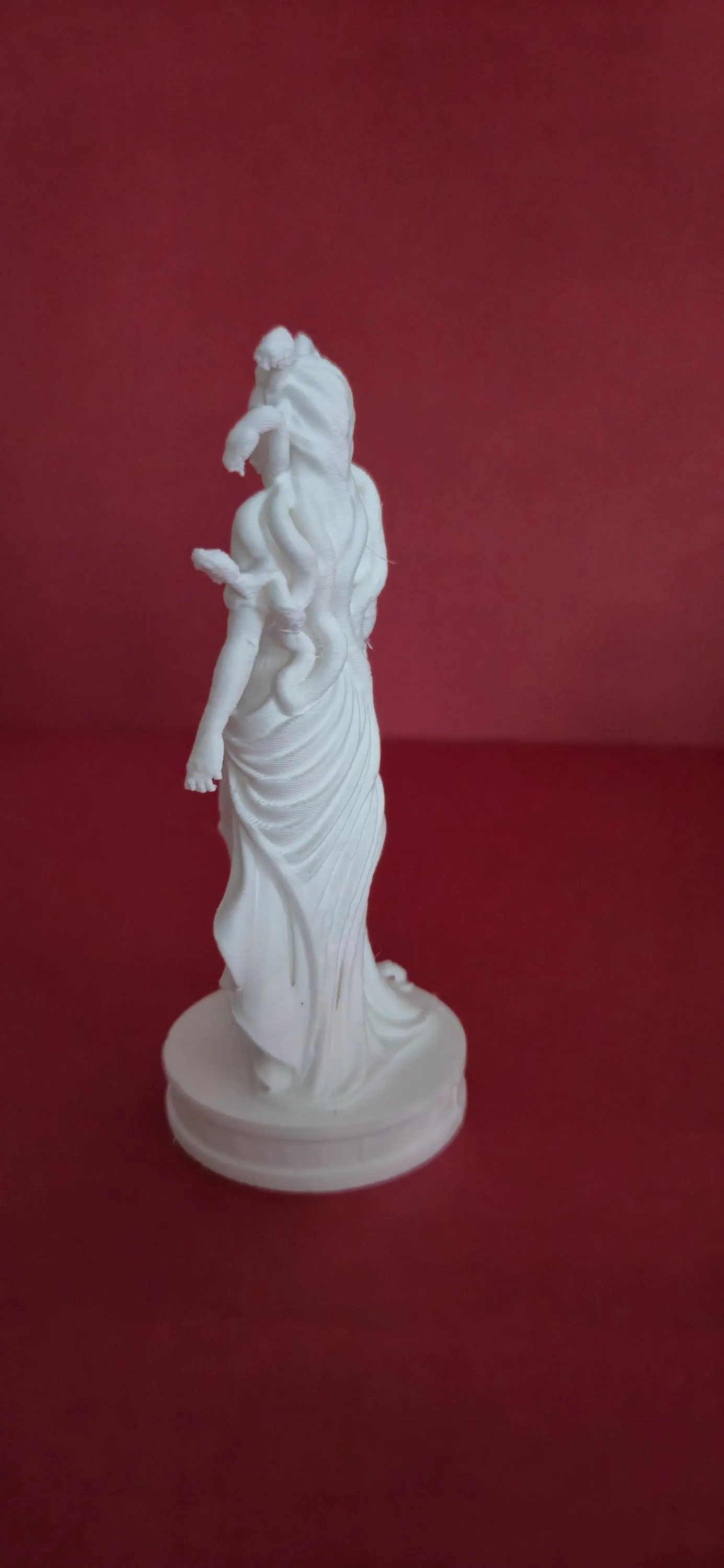 Figurine Medusa Imprimée en 3D – Statue Mythologie Grecque – Sculpture Fantasy Gothique – Décoration intérieur – Cadeau Original - image 4