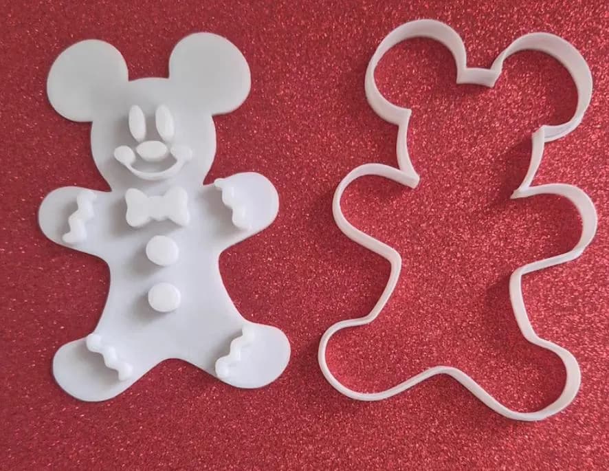 Emporte-pièces Mickey Noël - Cookie cutter - Biscuit - Pâte à sucre - Noël party - décoration gâteau - pain d'épice - gingerbread - image 5