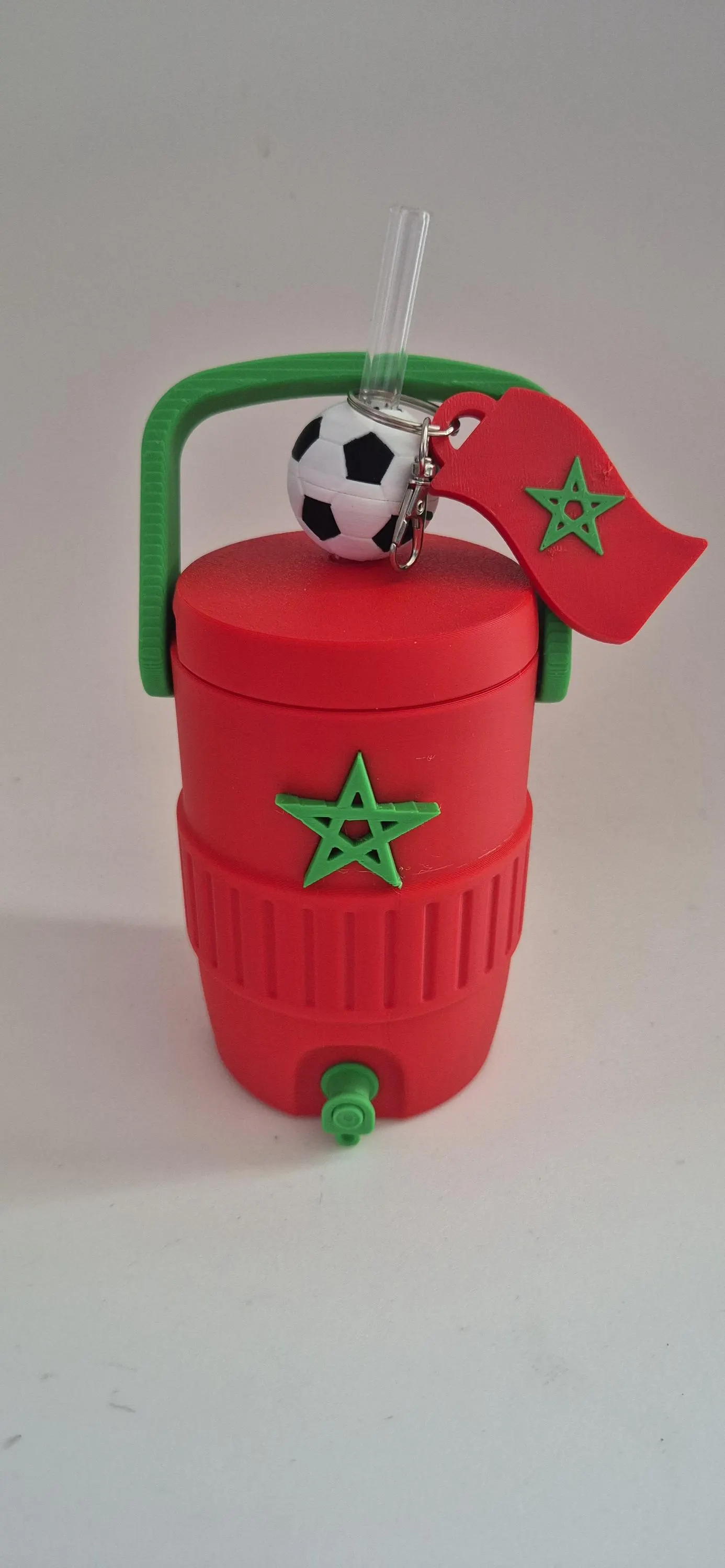 Lot Porte canette soda  - can holder supporter spécial coupe du monde - Maroc - Coupe du monde