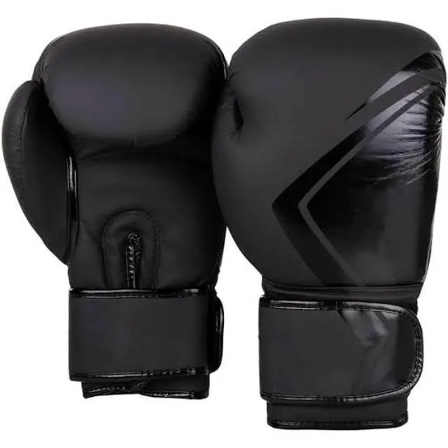 Black Boxing Gloves for Training, Sparring, Muay Thai, Kickboxing, MMA