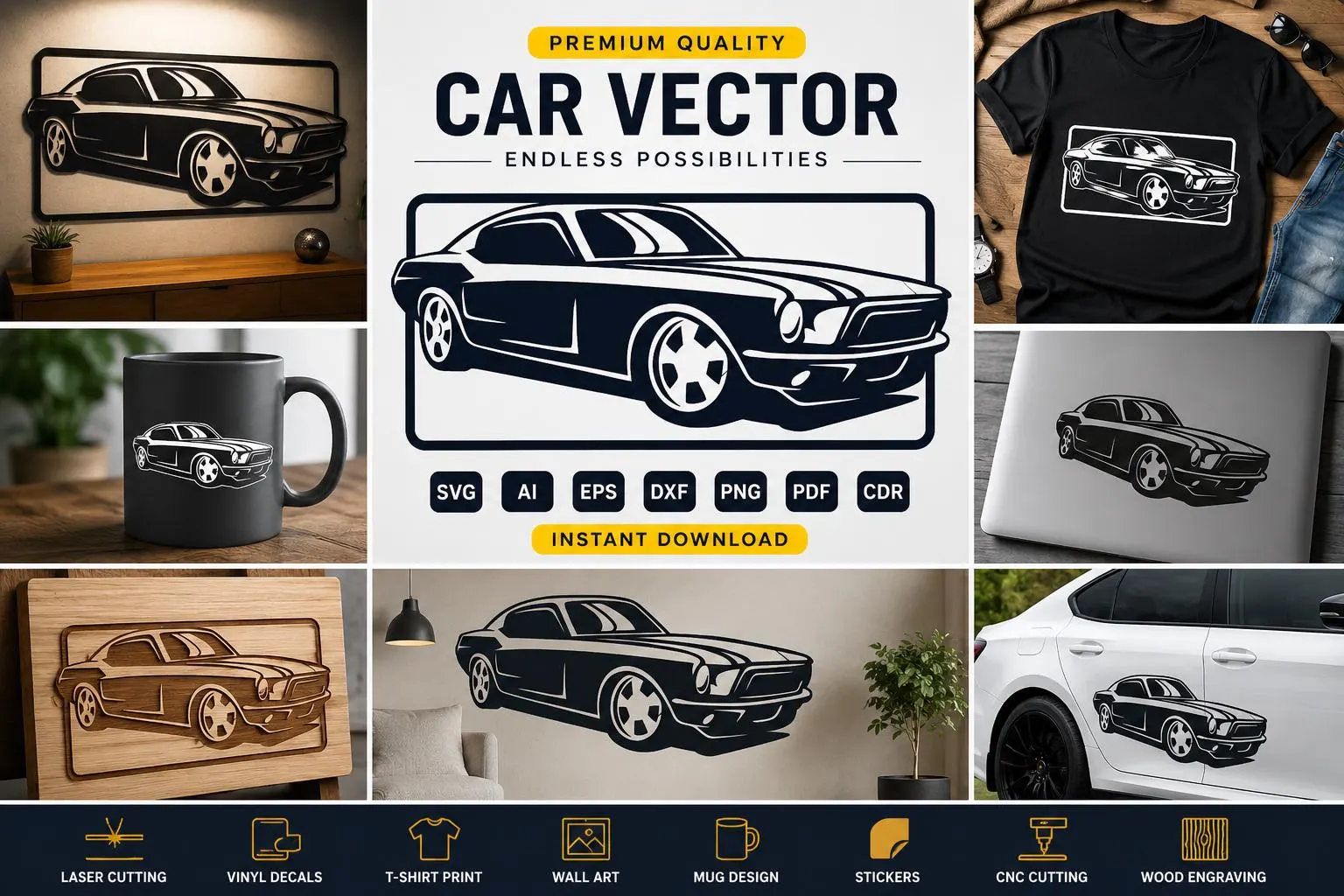 vector luxury car