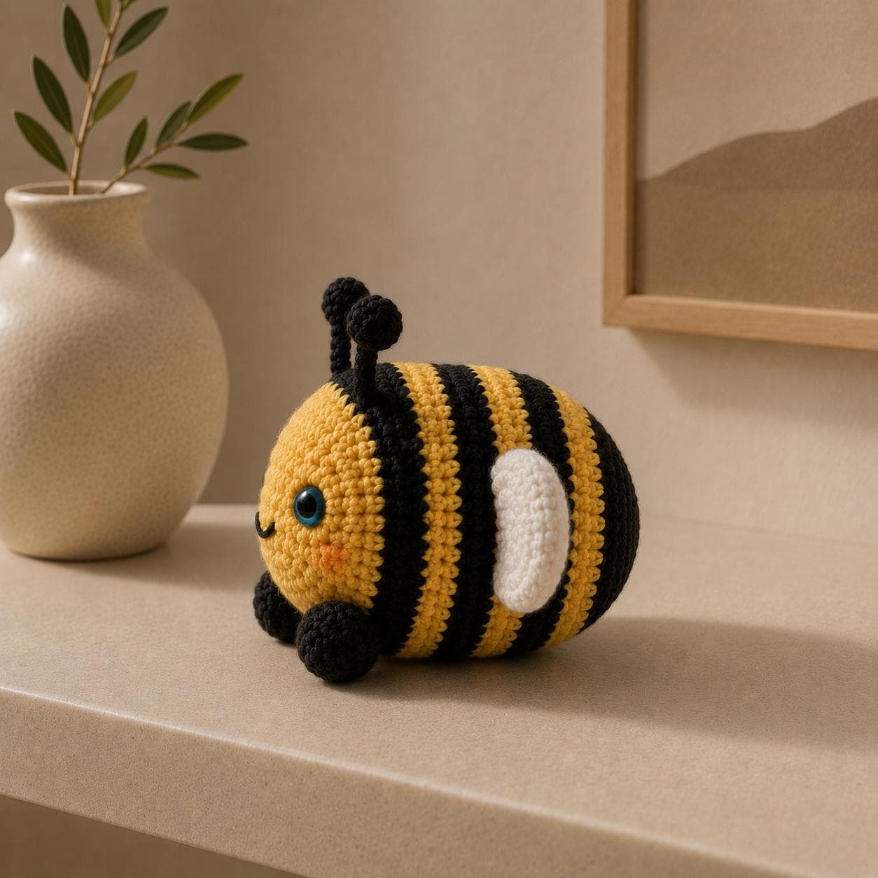Cute Crochet Bee Pattern PDF, Amigurumi Bee Tutorial, Bumble Bee Plush Crochet Pattern, Kawaii Bee Toy DIY Gift - image 4