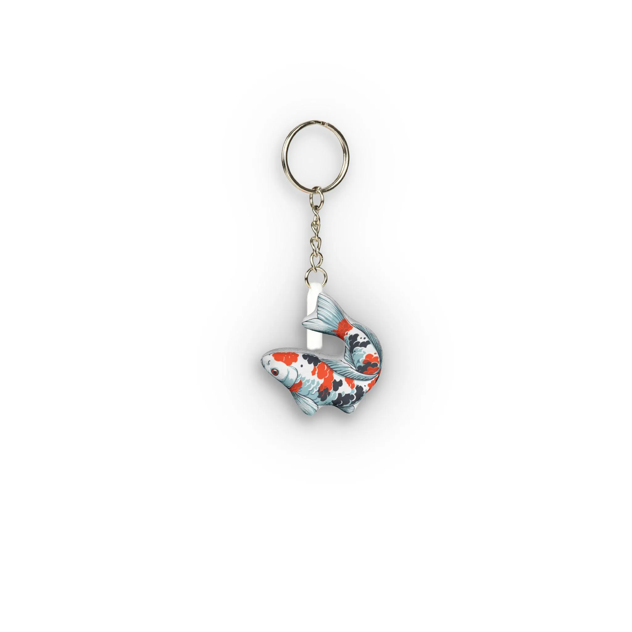 Koi Fish Custom Shape Mini Plush Keychain | Personalized Plushie Charm