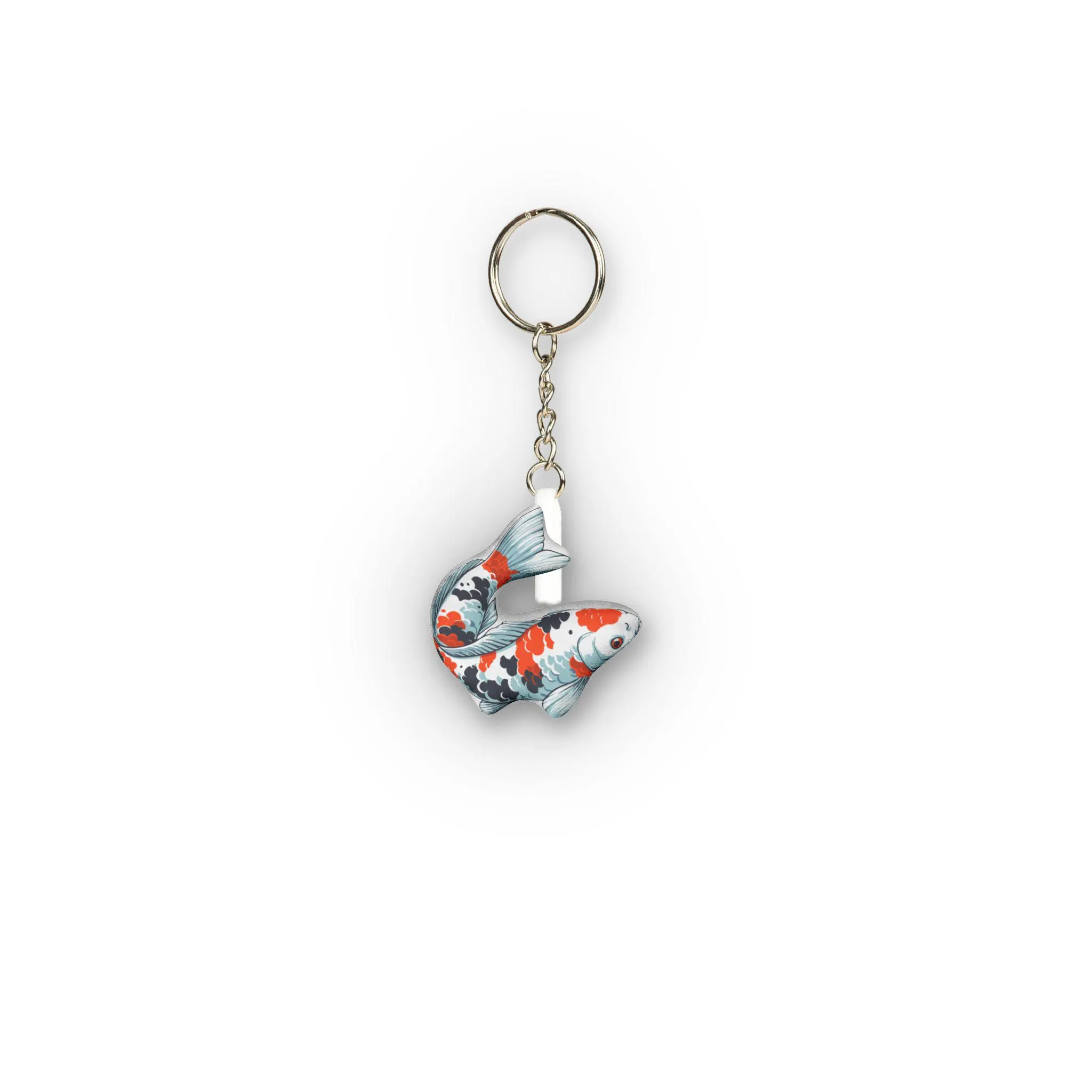 Koi Fish Custom Shape Mini Plush Keychain | Personalized Plushie Charm - image 2