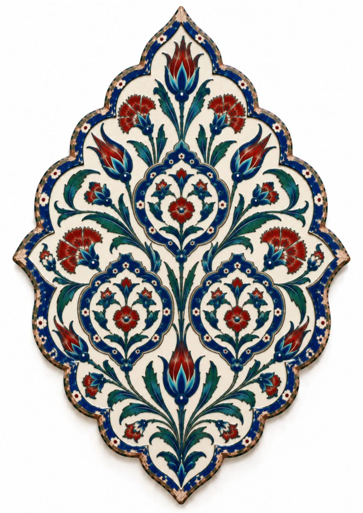 Iznik Clipart PNG Turkish Tile Art Ottoman Floral Motifs Islamic Ornaments Traditional Turkish Ceramic Design Digital Download 8 PNG - image 5