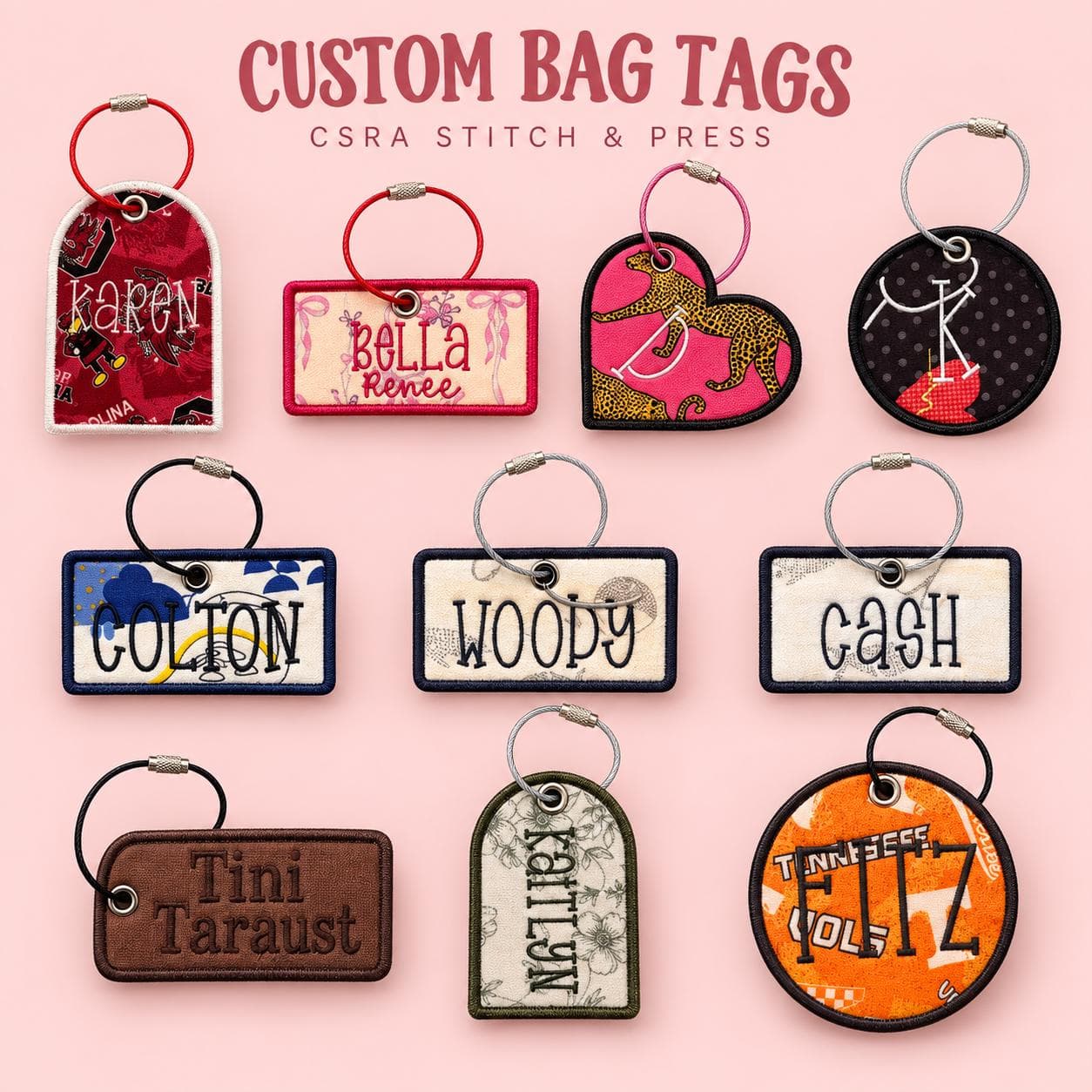 Custom Personalized Bag Tags