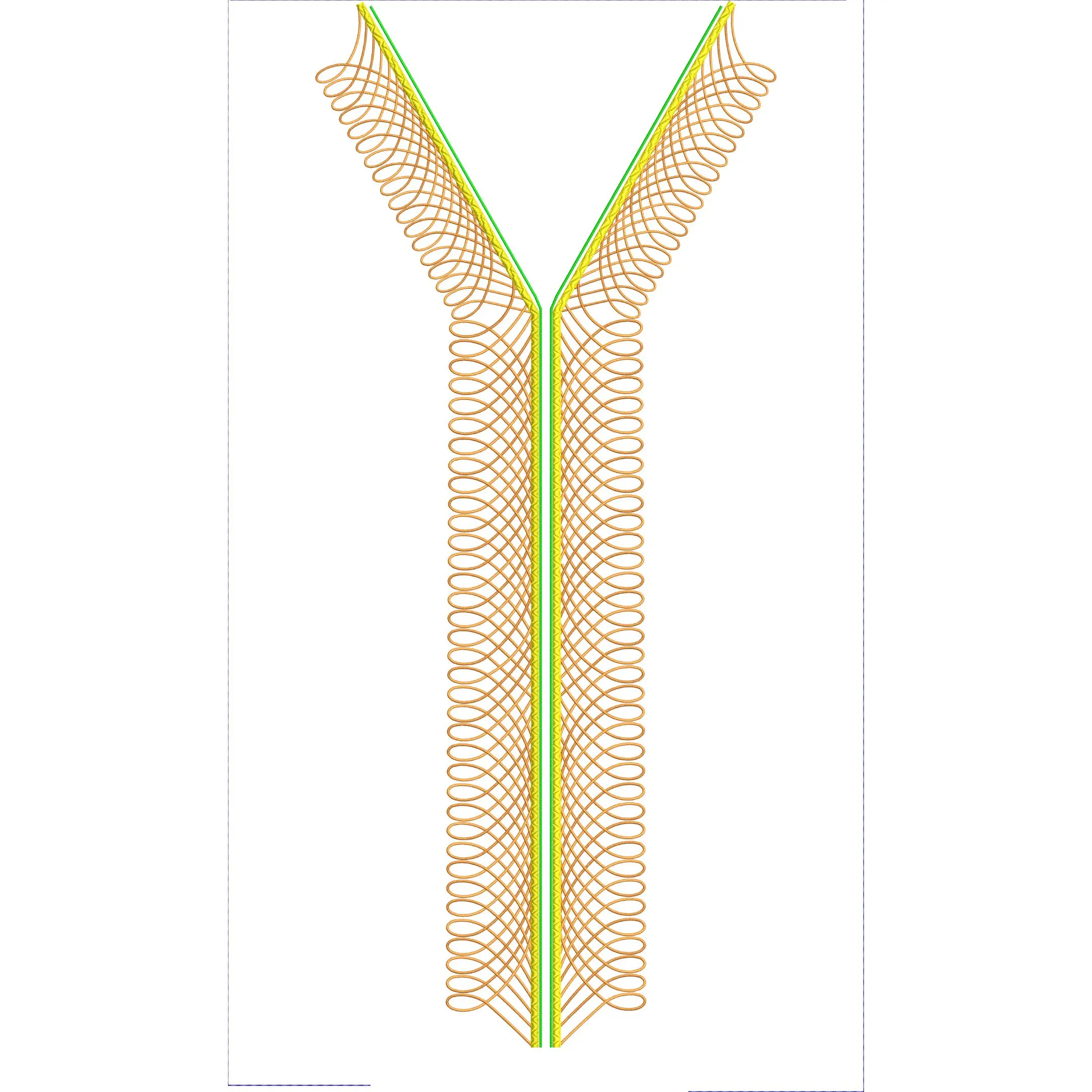 Moroccan Embroidery Border Pattern  | machine embroidery files dst pes pec hus exp vp3 xxx  | abaya & kaftan embroidery - image 3