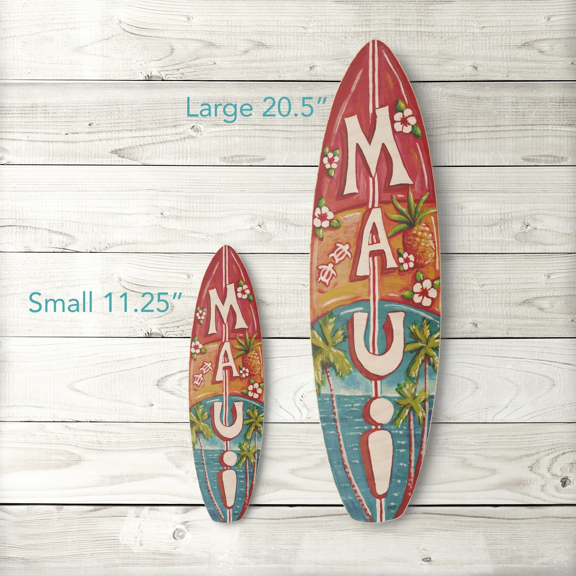 Maui Surfboard - beach, tropical, hawaiian wall decor - image 3