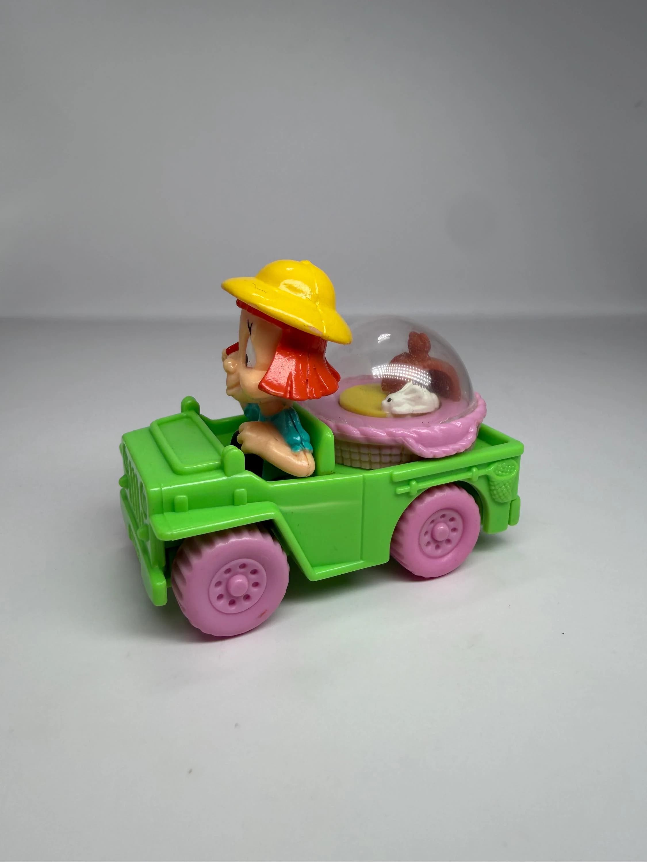 1992 Tiny Toon Adventures Elmyra Safari Jeep Toy – McDonald's Happy Meal Collectible - image 3