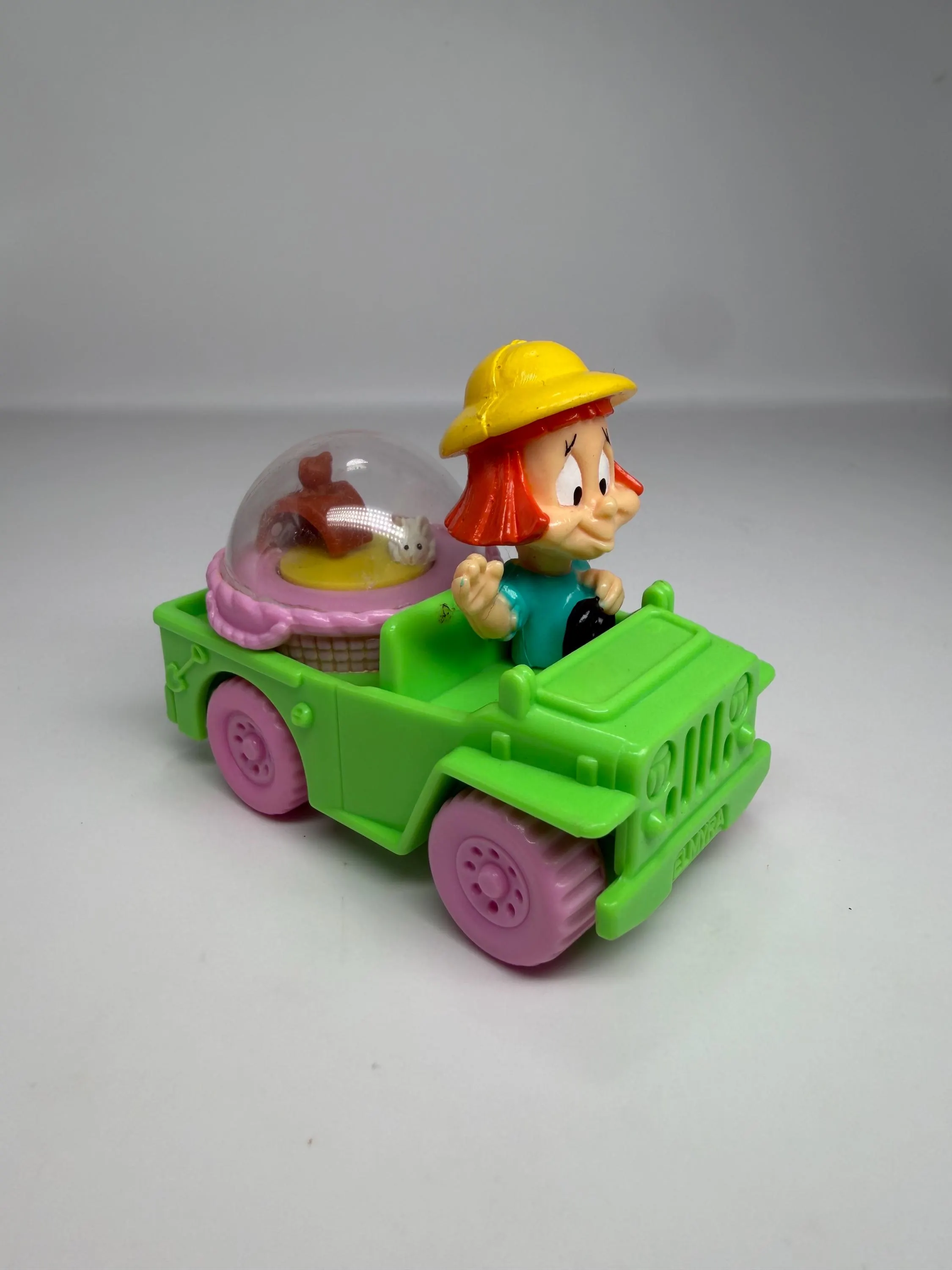 1992 Tiny Toon Adventures Elmyra Safari Jeep Toy – McDonald's Happy Meal Collectible