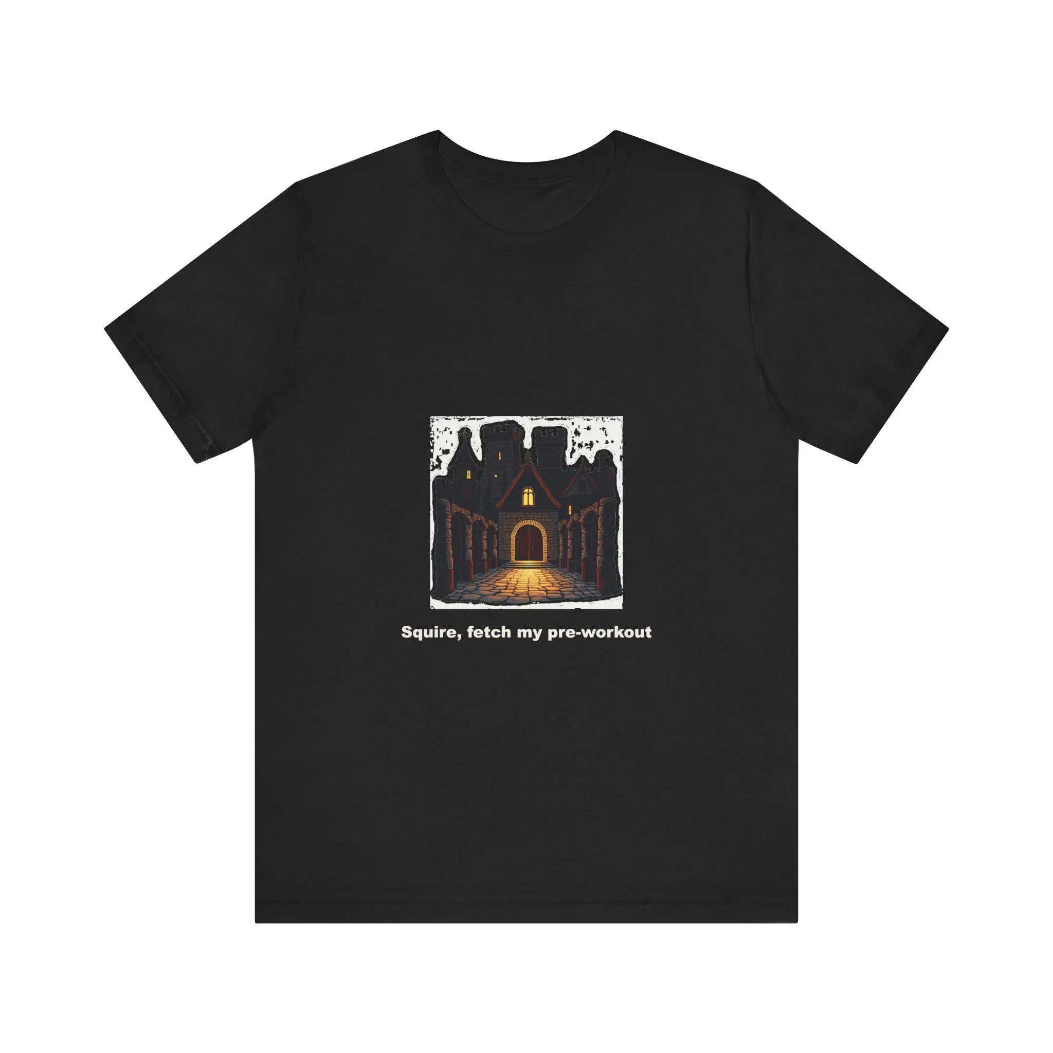 Medieval Gym Shirt - Squire Fetch My Pre-Workout | Funny Workout T-Shirt for Men