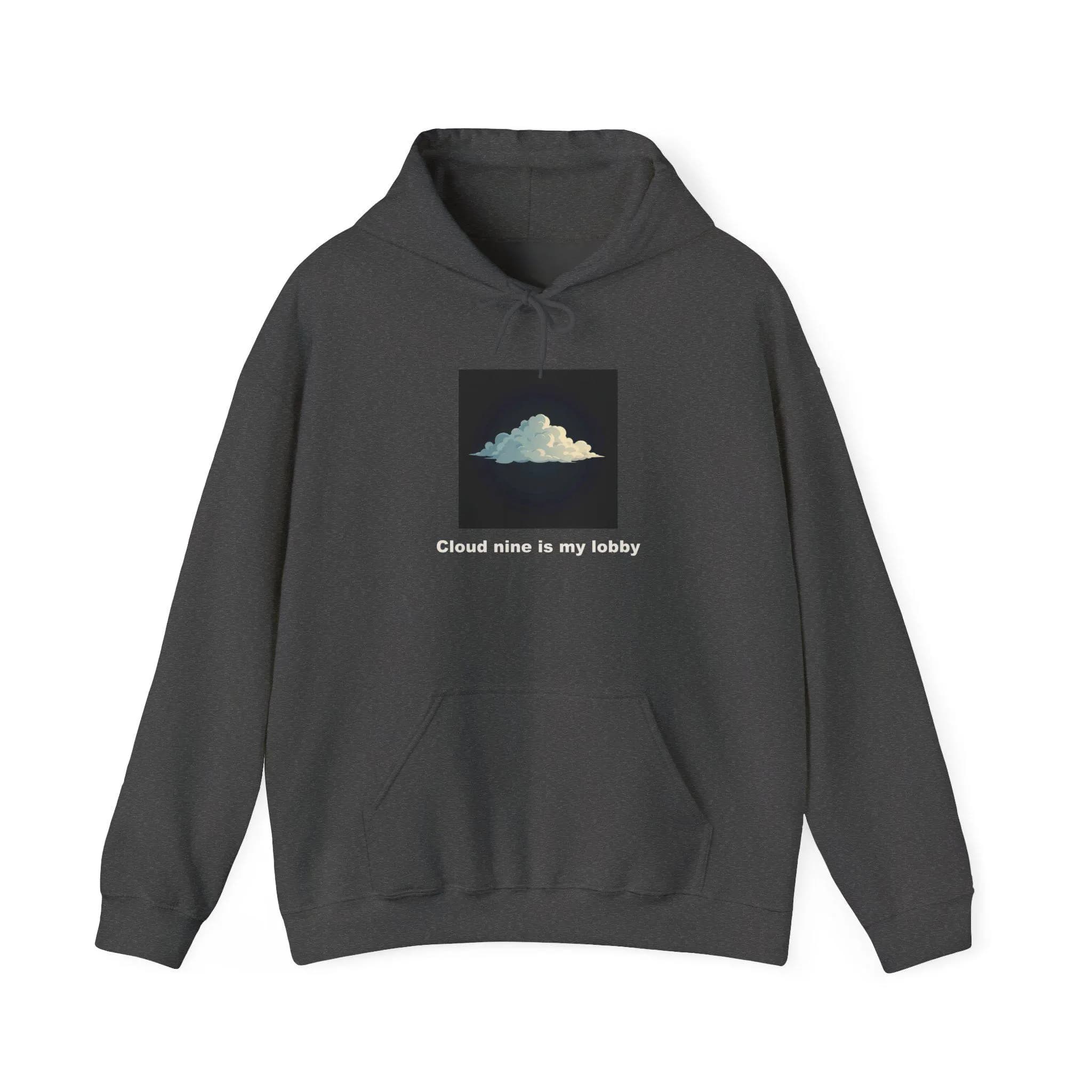 Cloud Nine Is My Lobby Hoodie | Funny Cloud Eleven Hoodie | WornWit Original Design - image 4