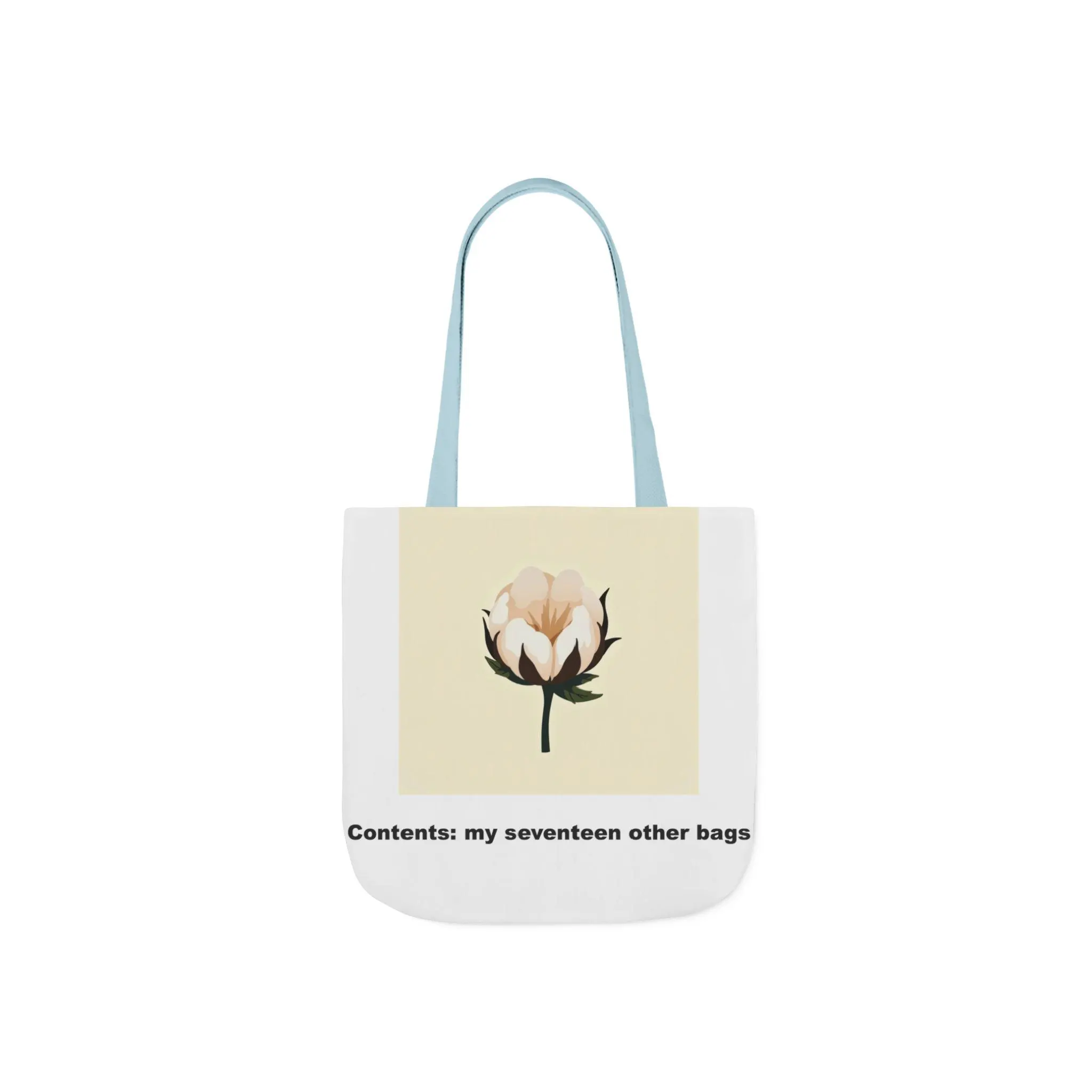 Funny Tote Bag — "Contents: my seventeen other bags" | Canvas Tote Bag Gift - image 5