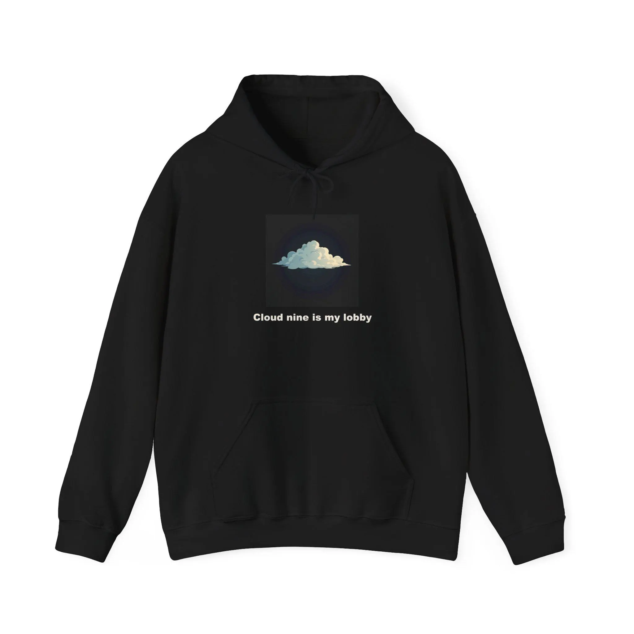 Cloud Nine Is My Lobby Hoodie | Funny Cloud Eleven Hoodie | WornWit Original Design