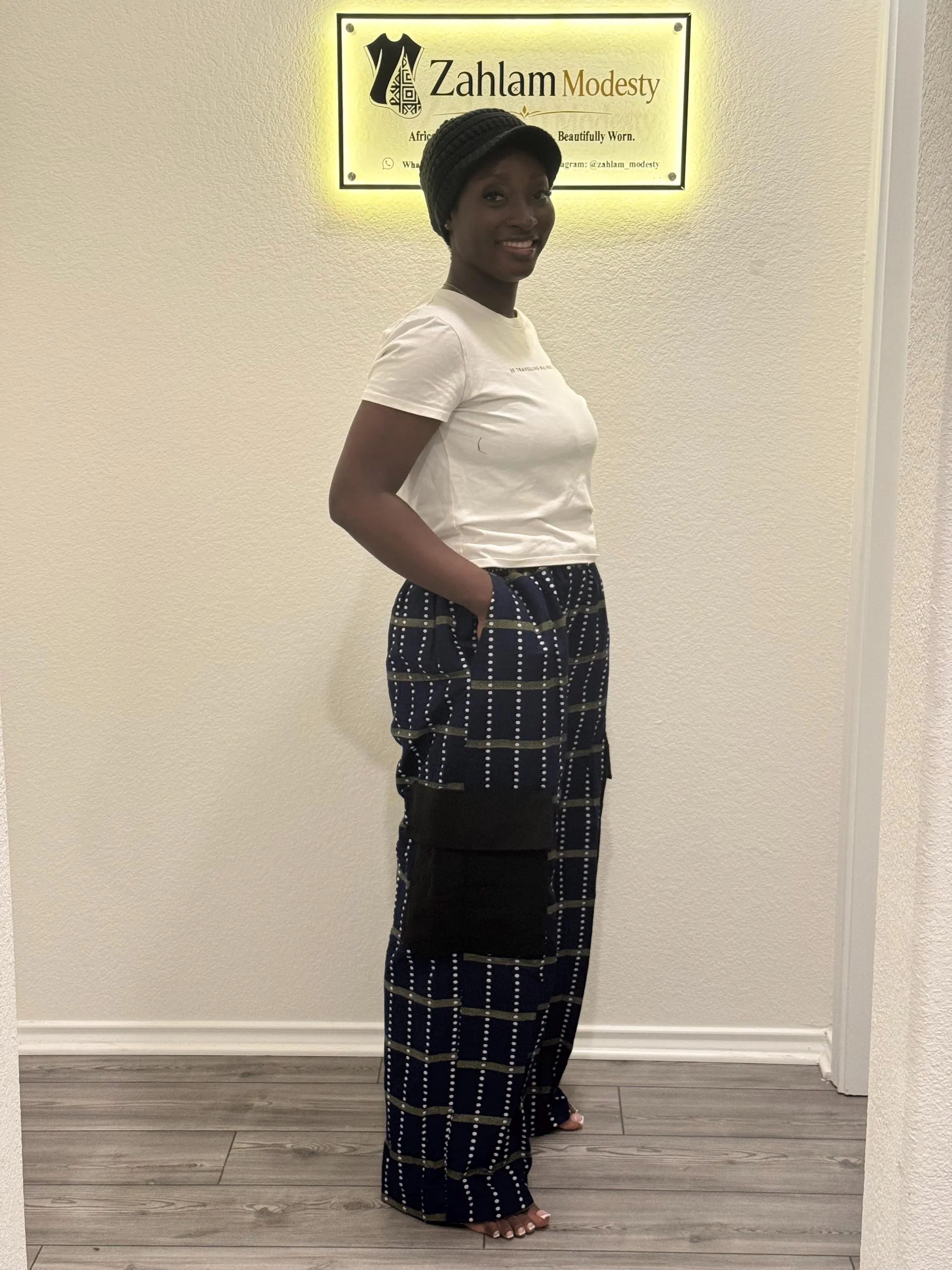 Ankara Asooke Cargo Pants | African Print Trouser, Comfortable Fit