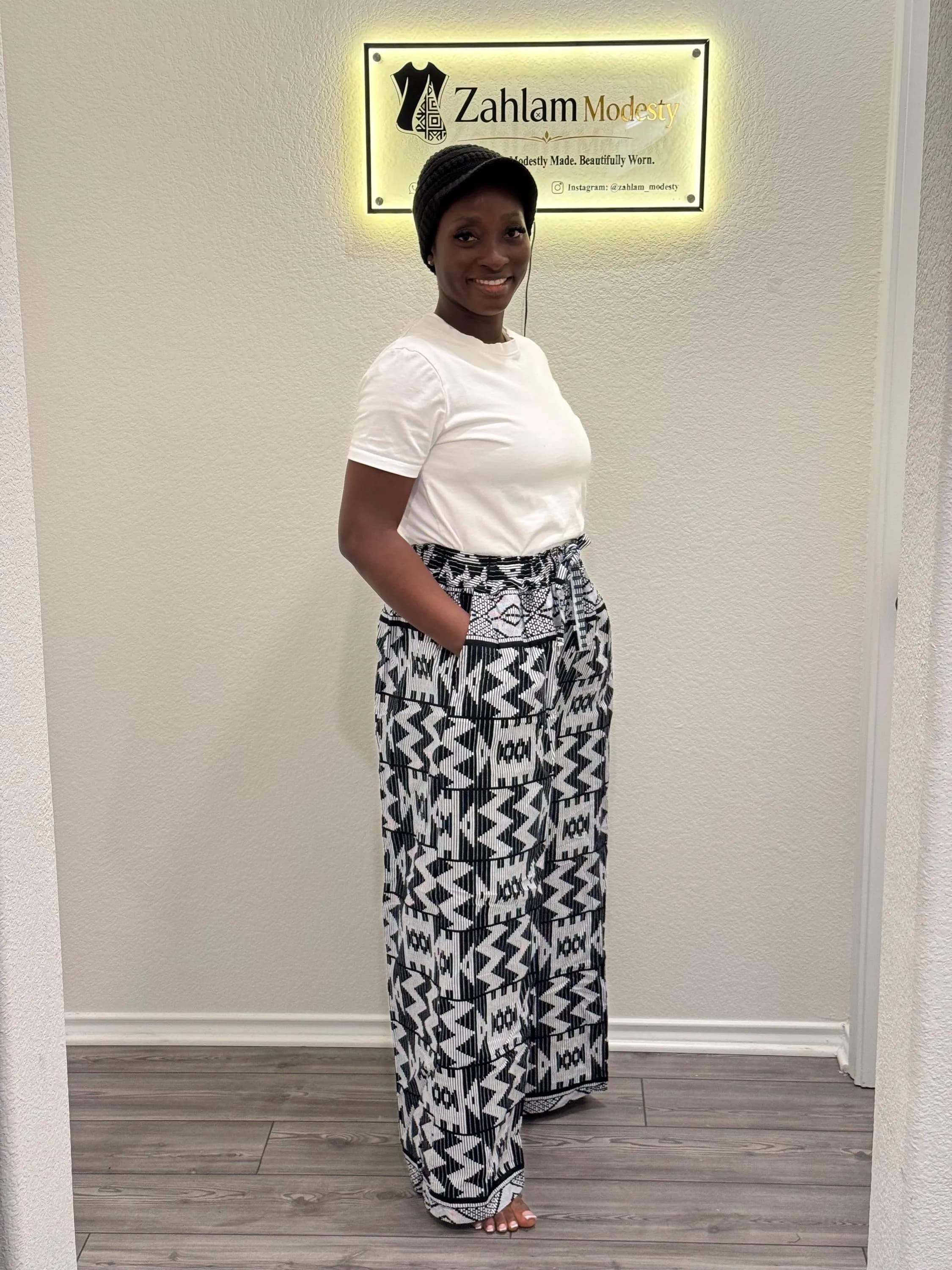 African Ankara Palazzo Pants | High-Waist Wide Leg Wax Print Trousers - image 3