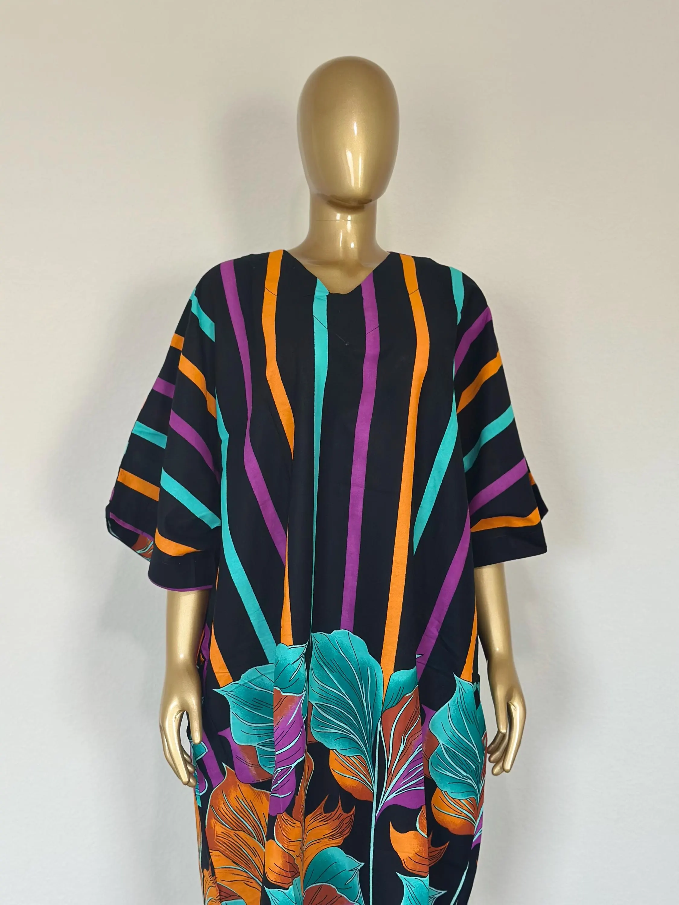 Ankara Short Dress | Colorful African Wax Print, Handmade Nigerian Fashion (100% Cotton)