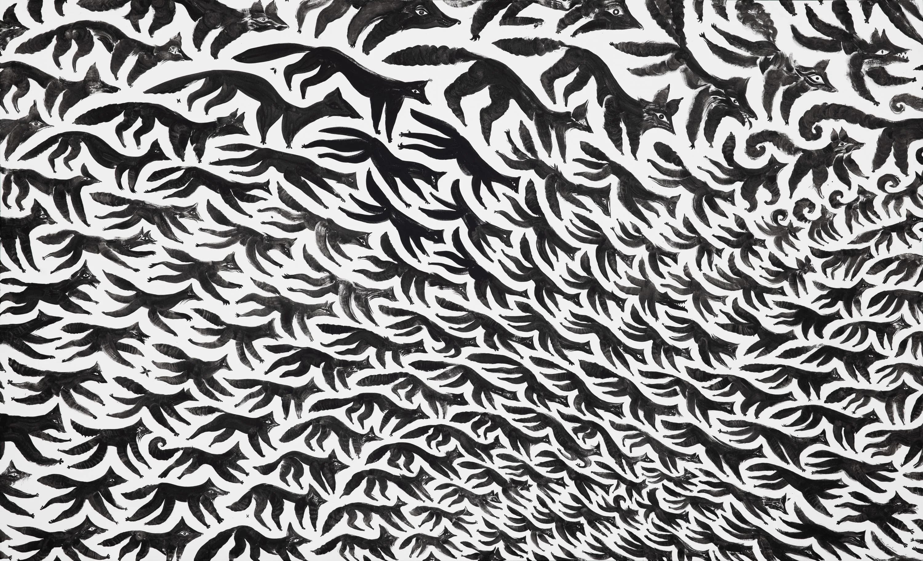 Running with the Wolves Mural - image 4