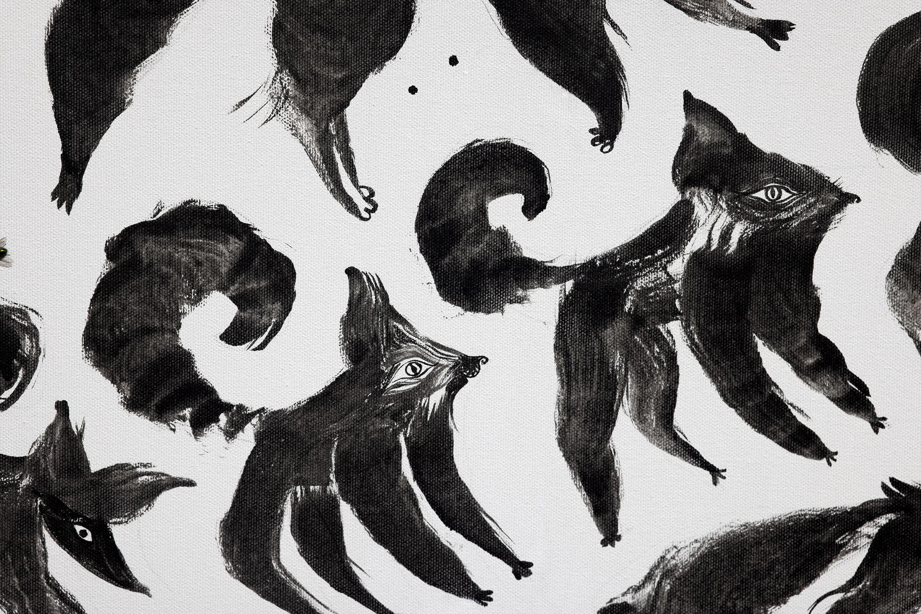 Running with the Wolves Mural - image 5