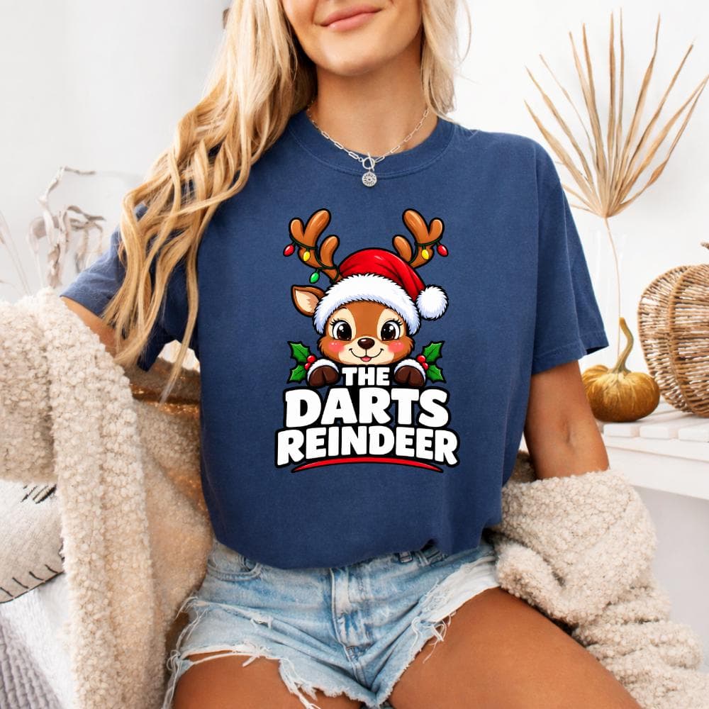 The Parts Reindeer T-Shirt, Funny Christmas Reindeer Gift, Cute Holiday Graphic Tee, Christmas Party Shirt Gift for Reindeer Lovers - image 3