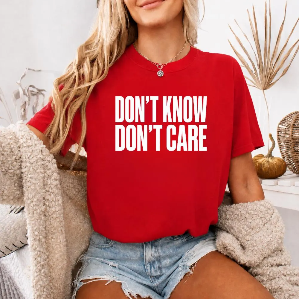 Don't know don't care : Funny Sarcasm Quote Everyday Humor png, Sassy Attitude Funny Clipart - image 5