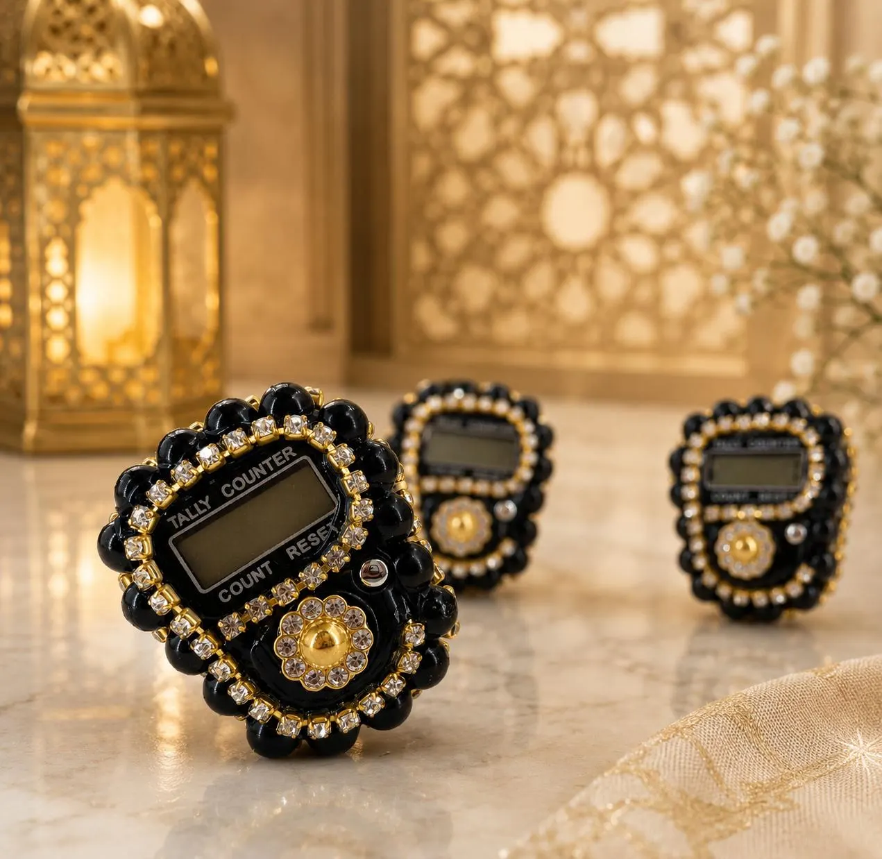 Luxury Digital Ring with Tasbih Counter – Islamic Dhikr Counter. - image 5