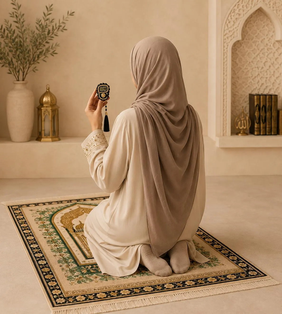 Luxury Digital Ring with Tasbih Counter – Islamic Dhikr Counter. - image 3