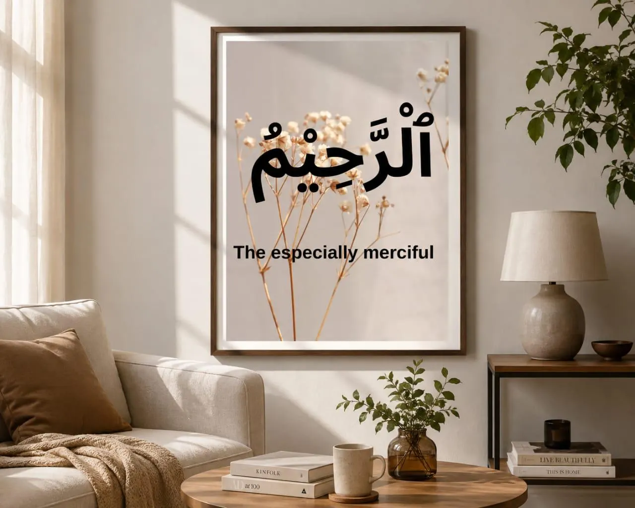 Al Raheem Islamic Wall Art | Arabic Calligraphy Print, Minimalist Muslim Home Decor (Digital Download) - image 5