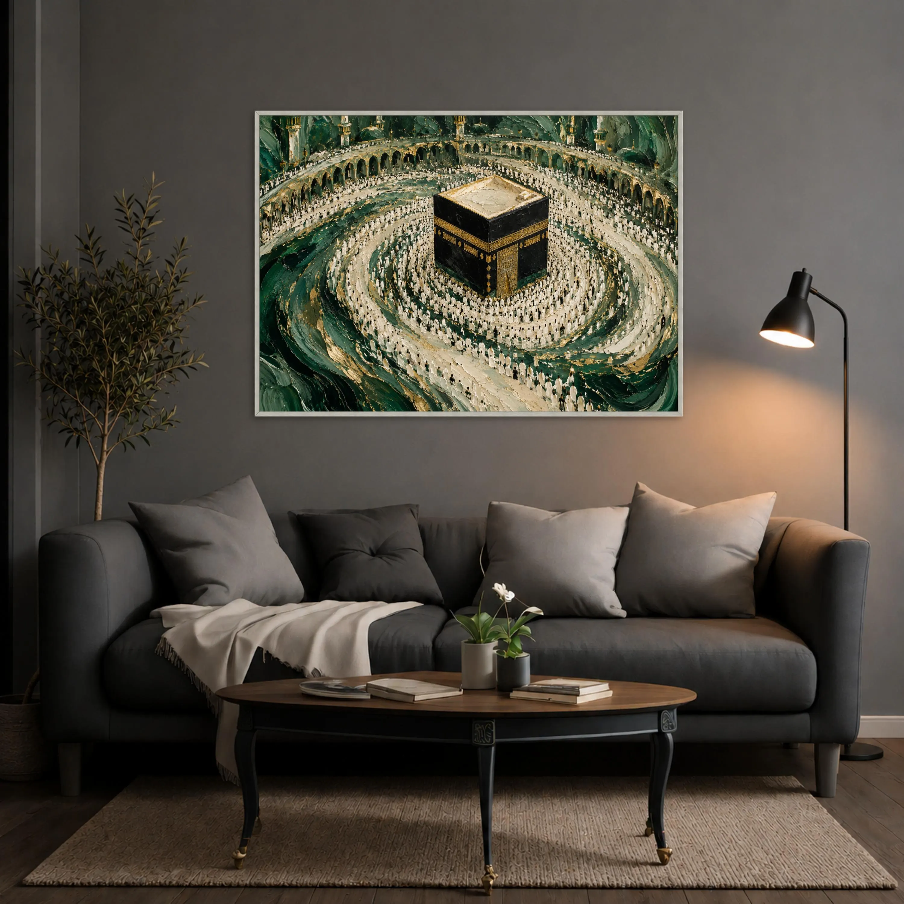 Kaaba Canvas Print, Spiritual Wall Art for Islamic Home Decor, Modern Mosque Design, Unique Religious Artwork, kaaba wall art - image 5