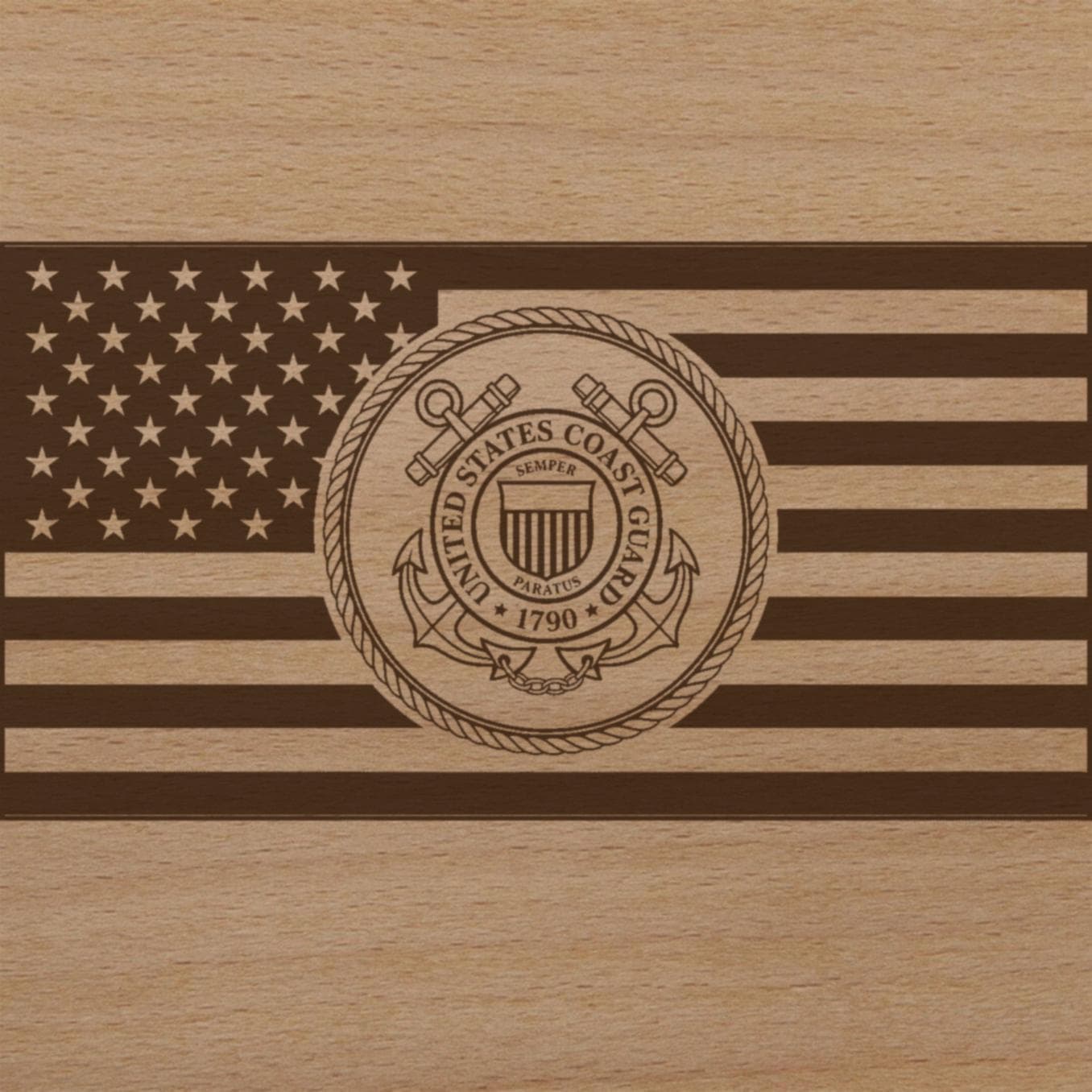 6-Pack US Space Force & Coast Guard Flag SVG Bundle | Military Design, Digital Download - image 4