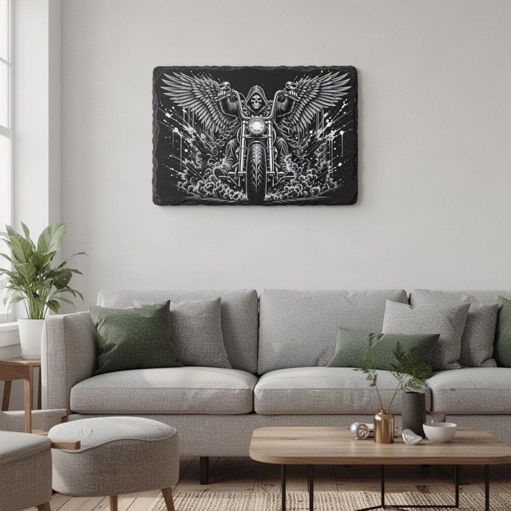 Angle of death riding motorcycle PNG, Laser Ready, Wood Engraving (Digital Download) - image 5